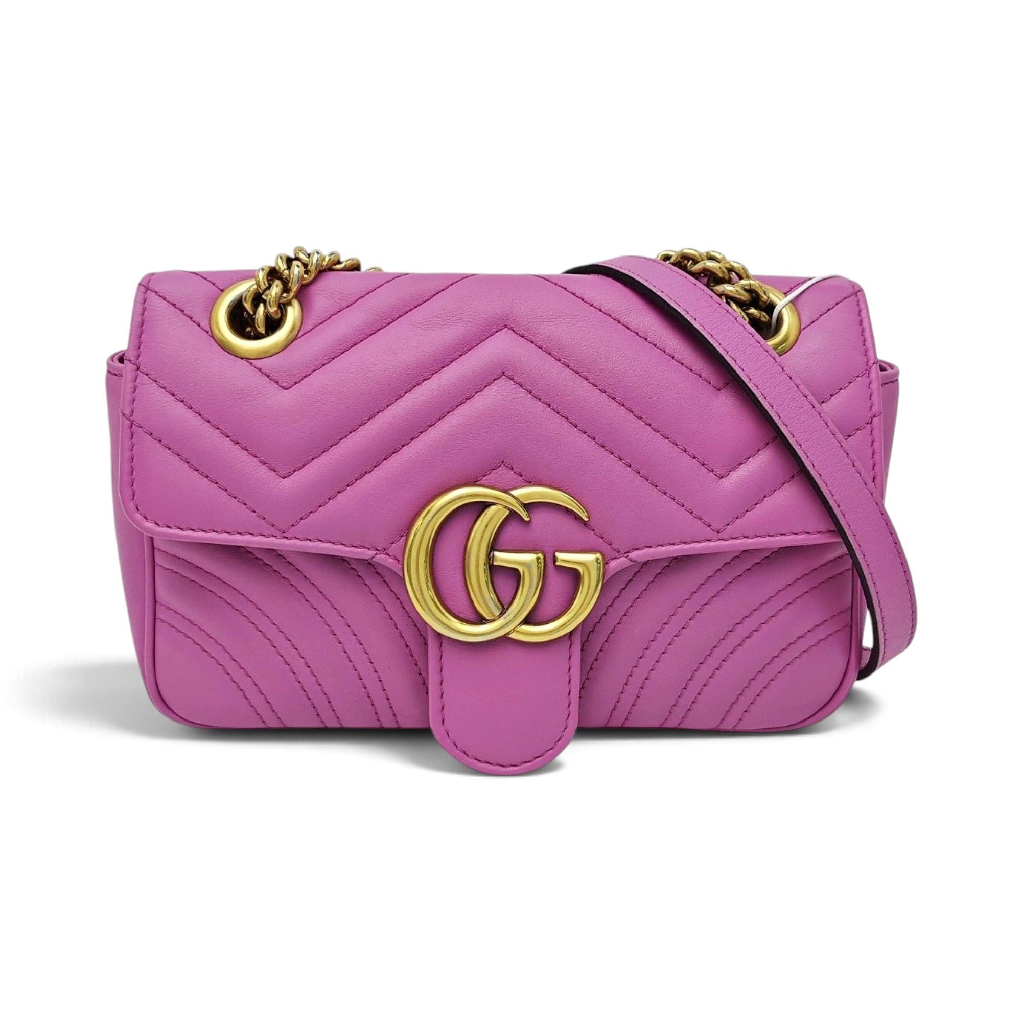 GG Marmont Flap leather handbag