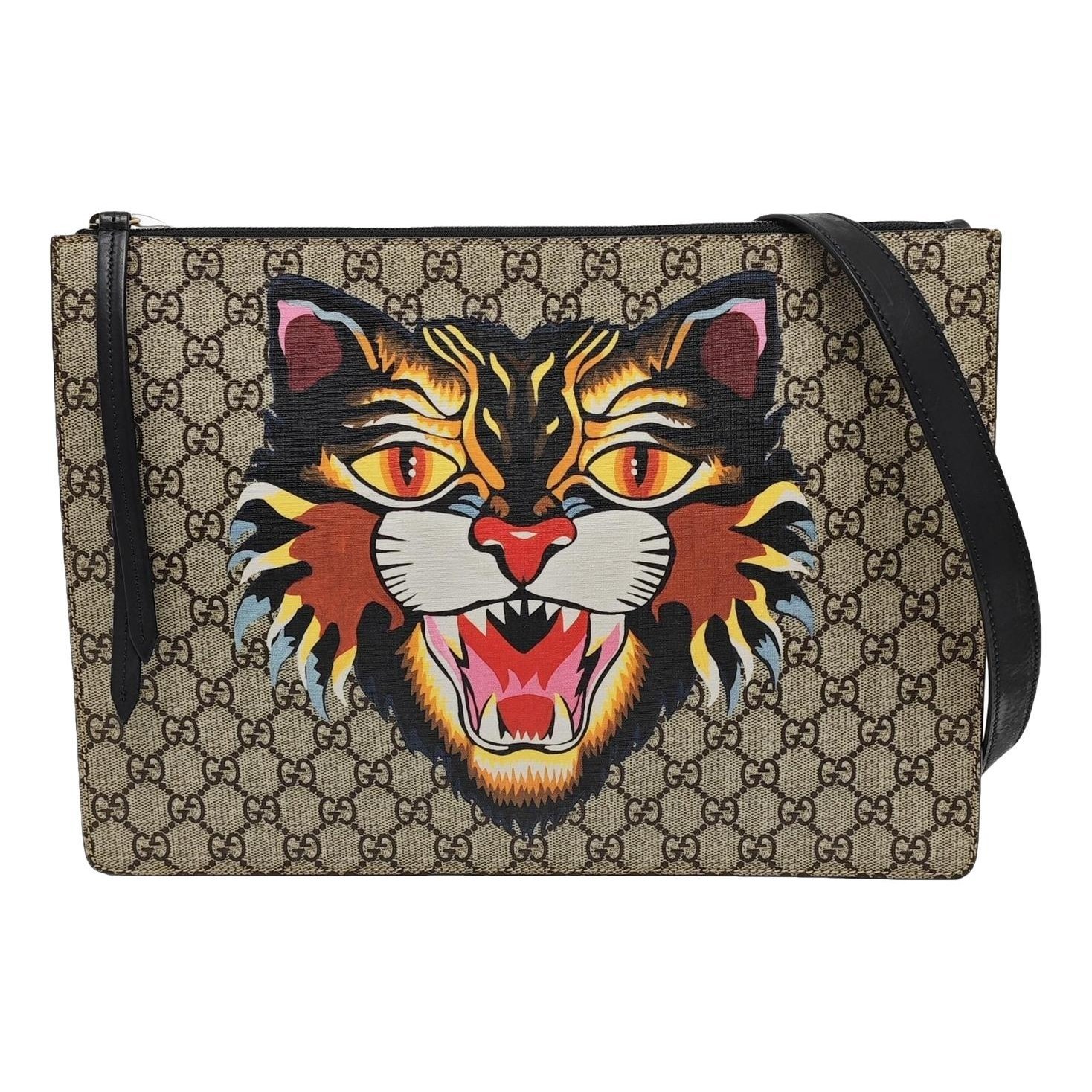 Ophidia GG Supreme leather handbag