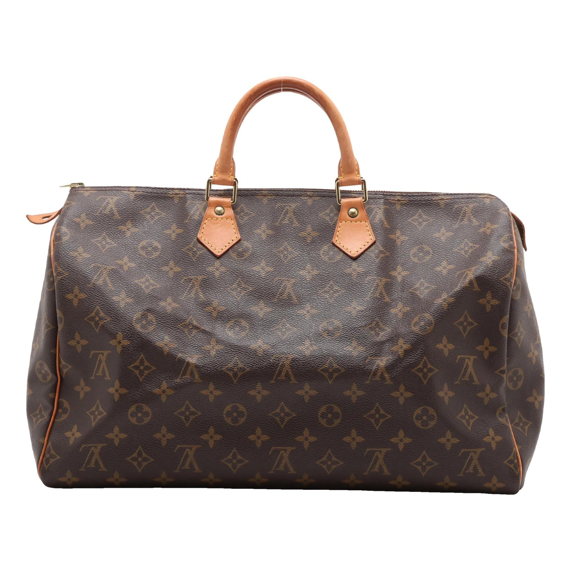 Speedy leather handbag