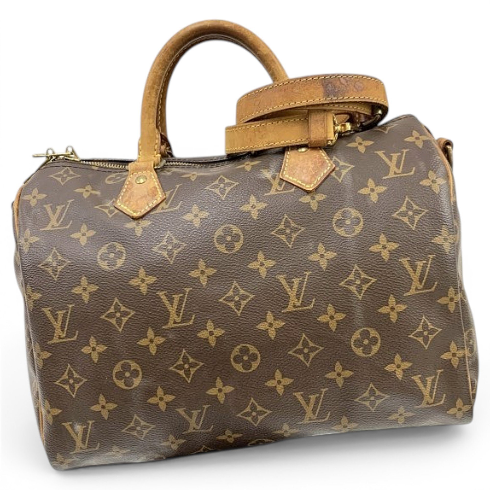 Louis Vuitton Speedy Bandoulière leather handbag