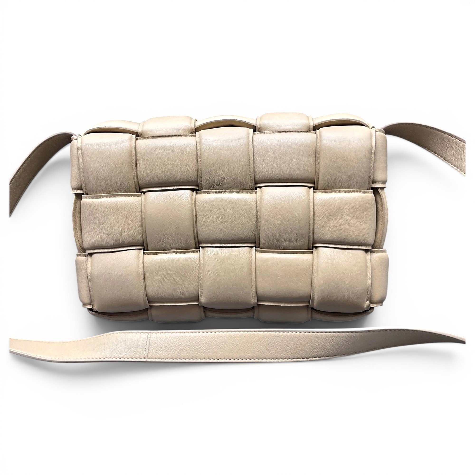 Cassette leather crossbody bag