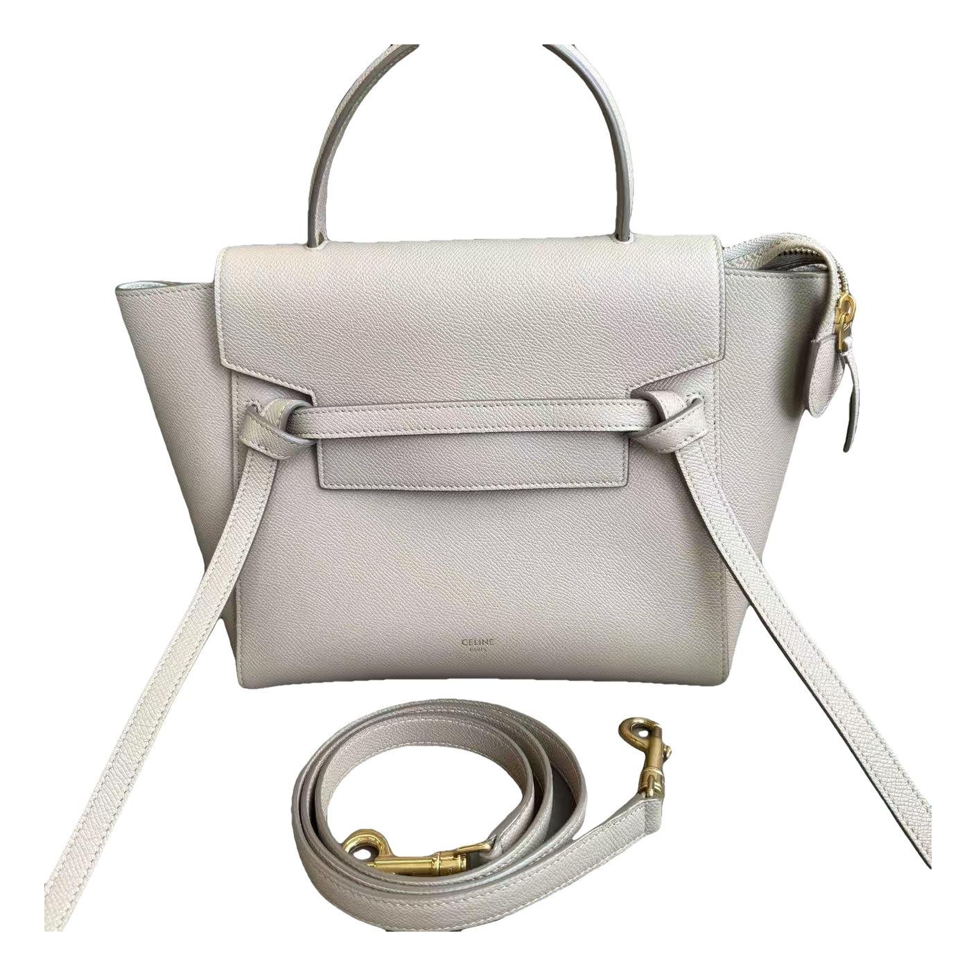 Belt leather handbag
