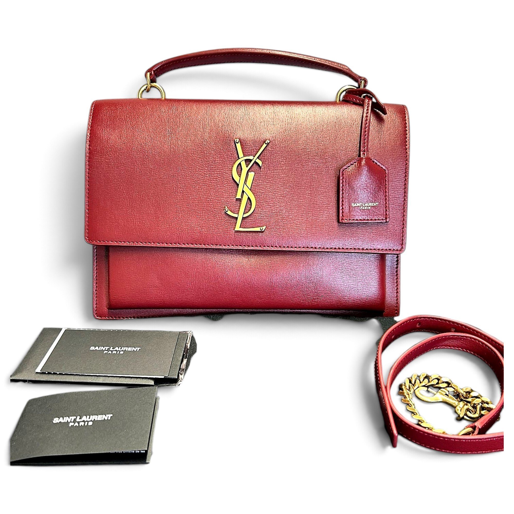 Sunset leather handbag