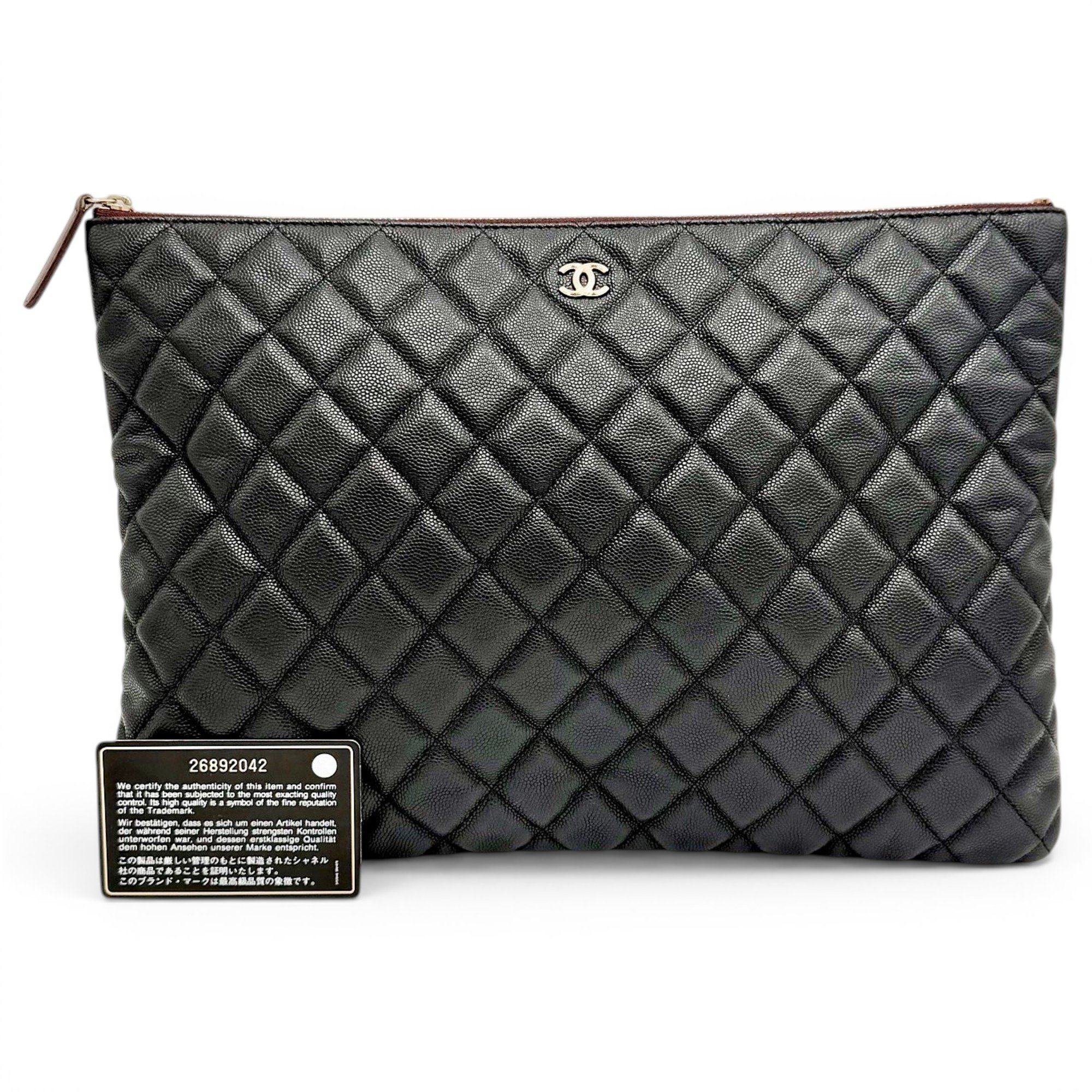 Chanel Timeless/Classique leather clutch bag