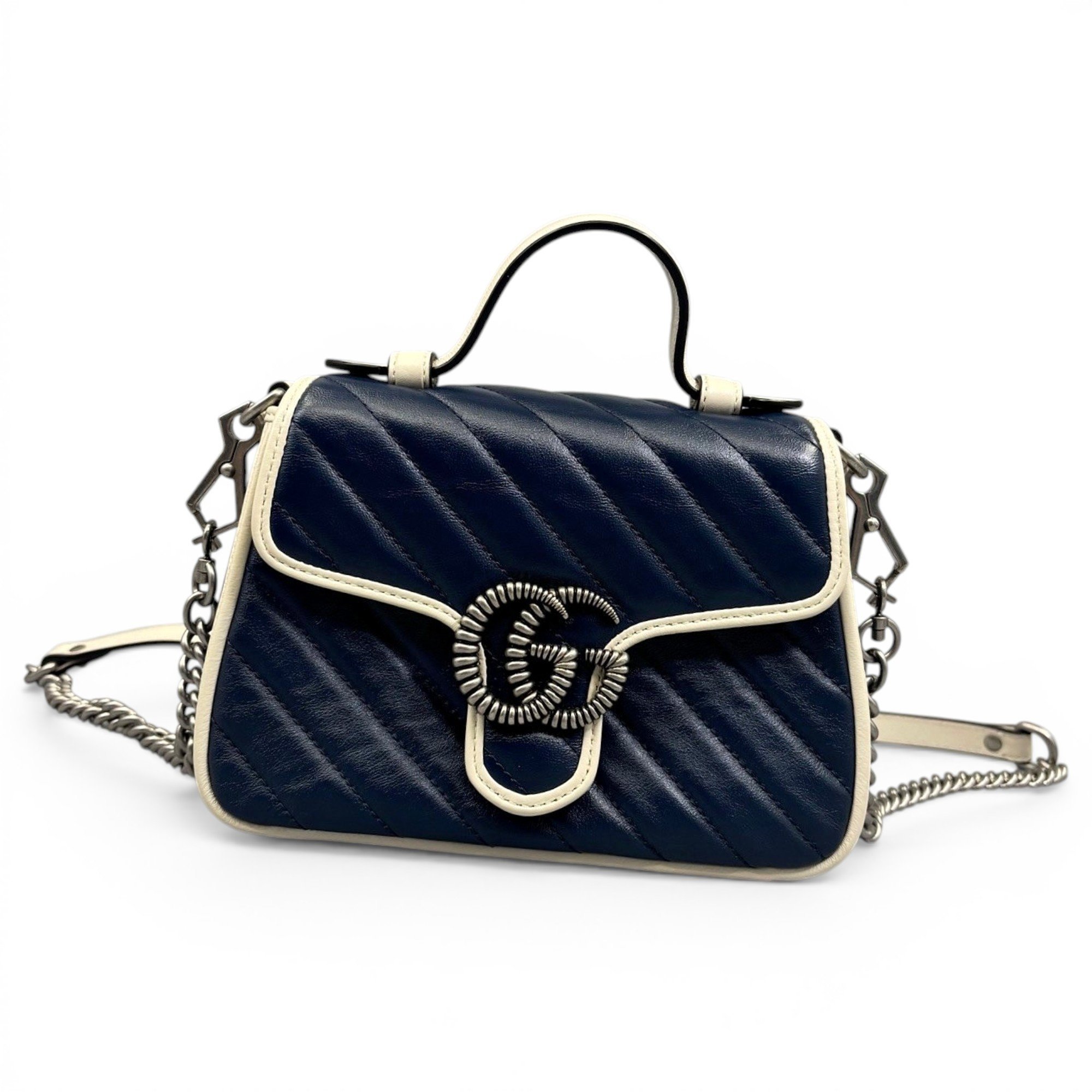 GG Marmont Flap leather handbag