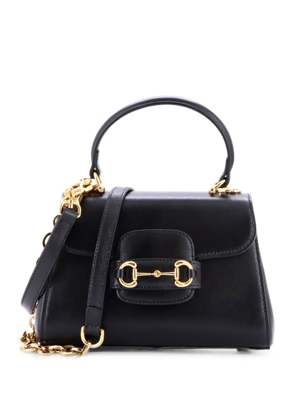 Horsebit 1955 Top Handle Flap Bag Leather Mini shoulder bag