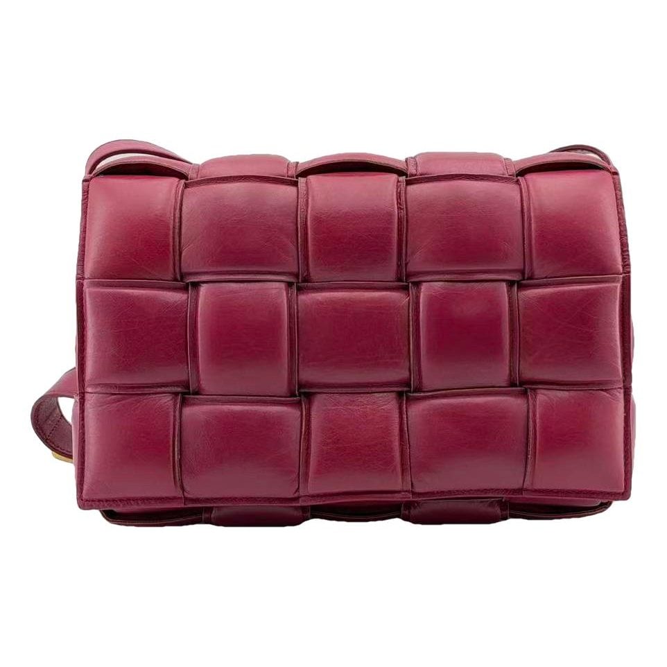 Cassette Padded leather handbag