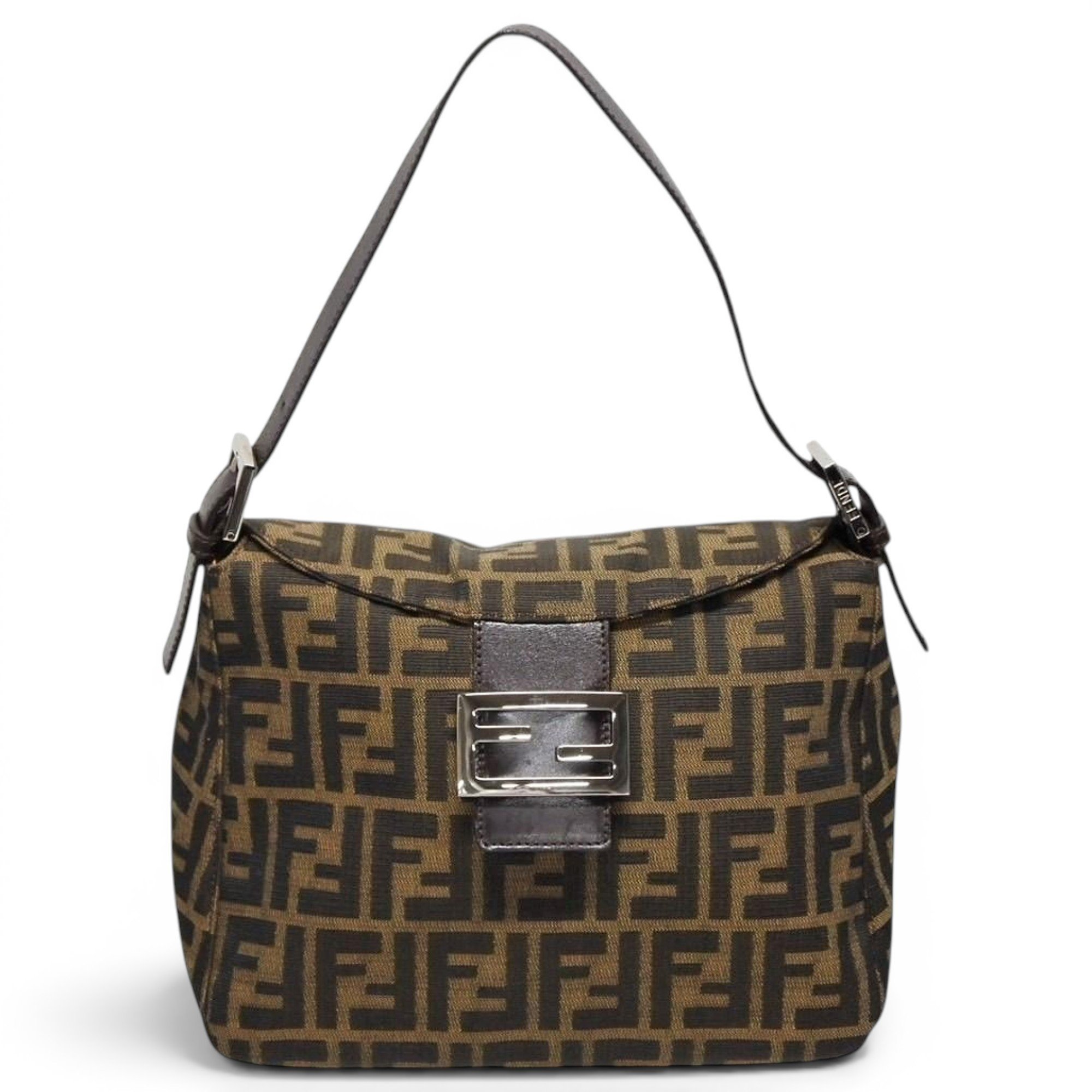 Baguette leather handbag