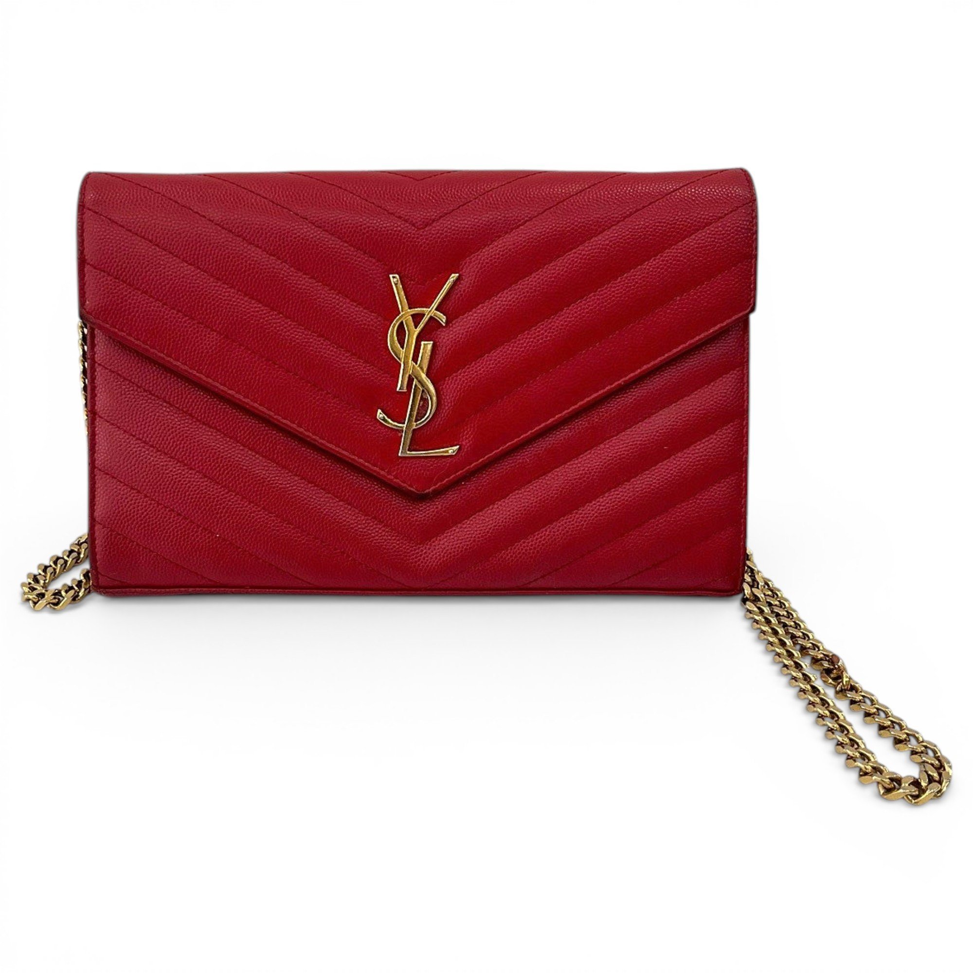 Portefeuille enveloppe leather crossbody bag