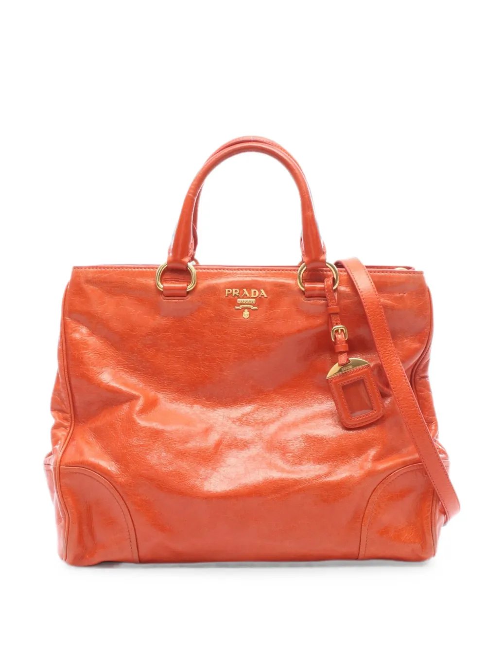 2000s logo plaque tote bag