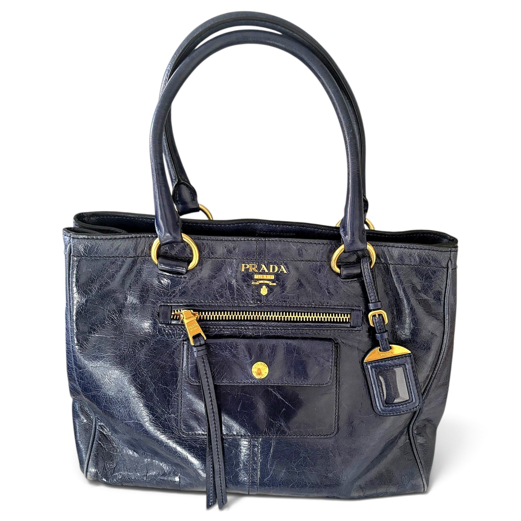 Leather tote