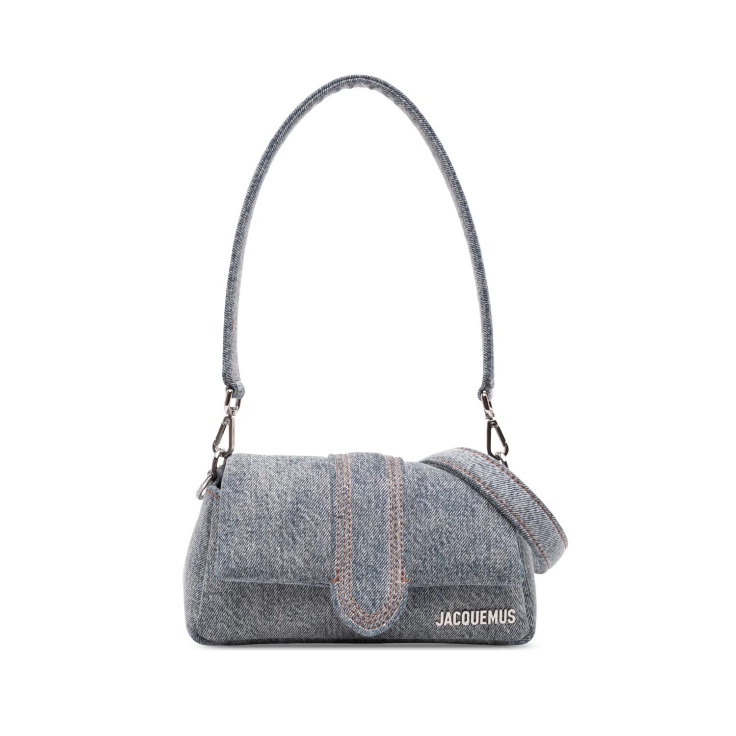 Small Padded Denim Le Bambimou Satchel
