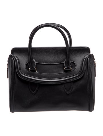 Leather Top Handle Bag