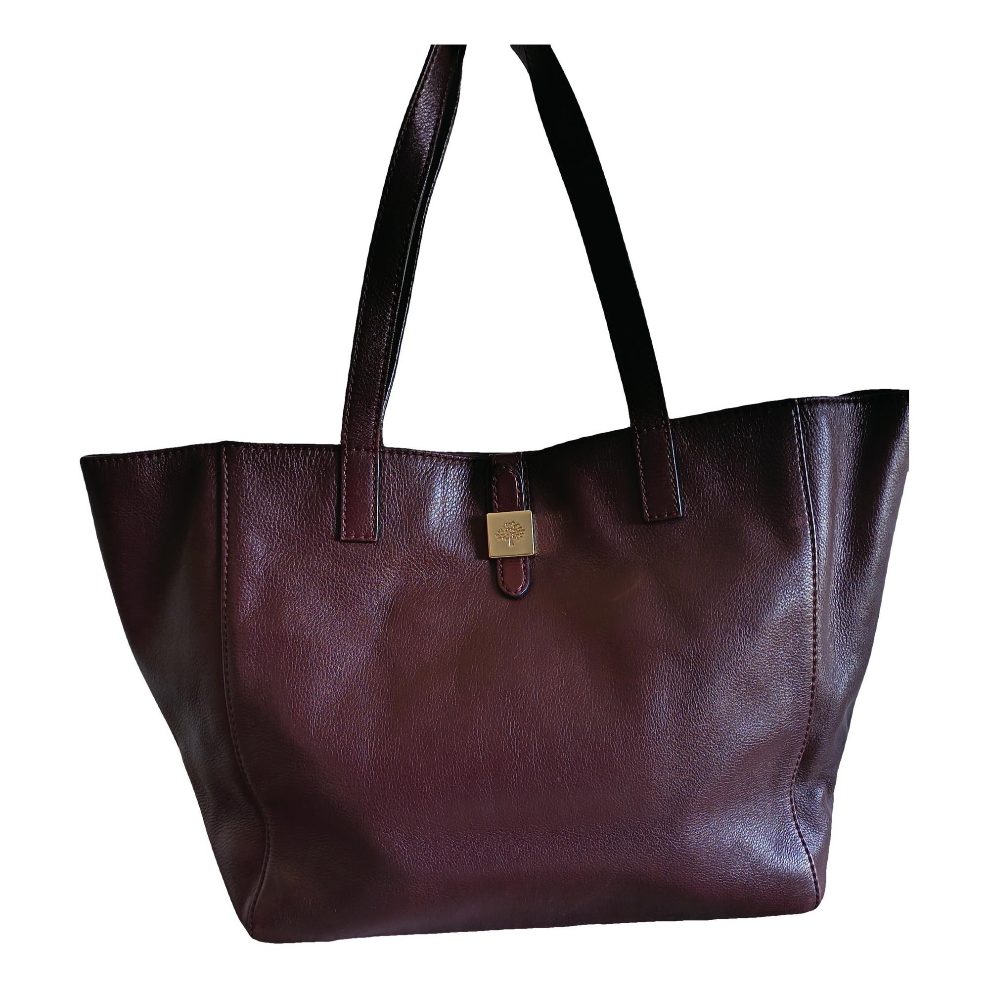Leather tote