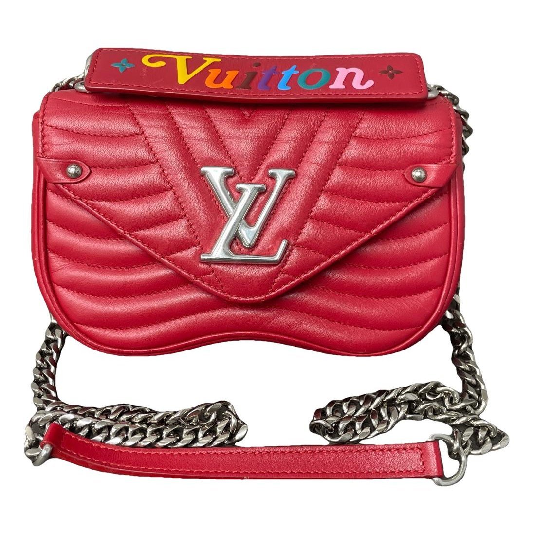 New Wave leather handbag