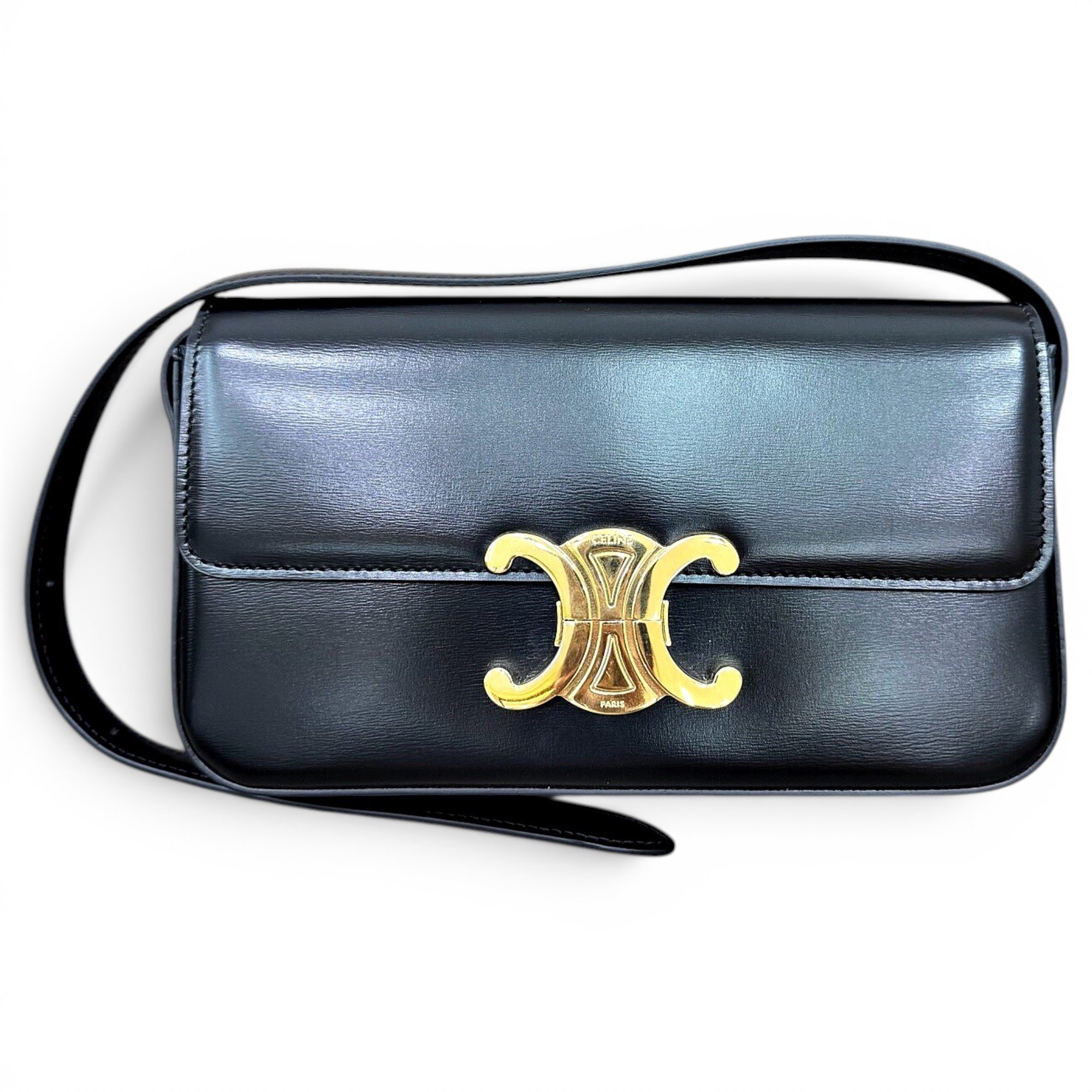Triomphe leather handbag