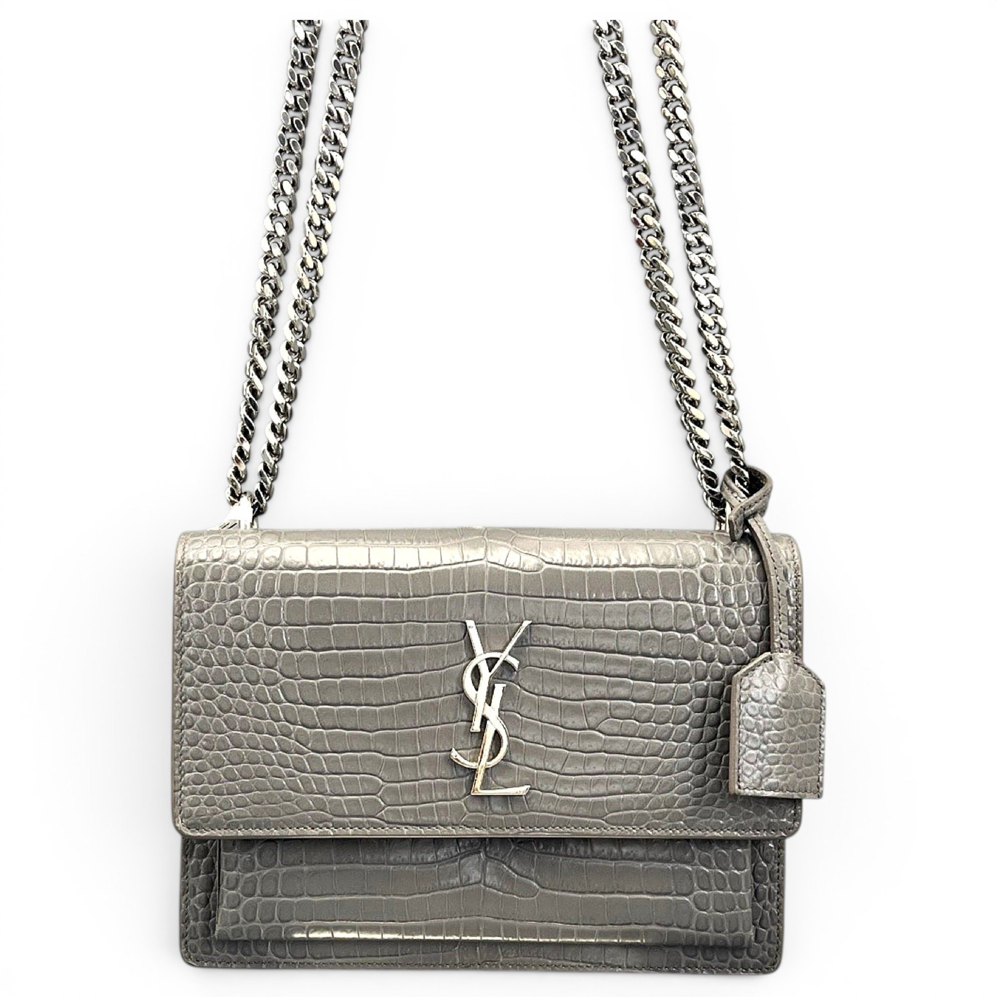 Sunset leather handbag