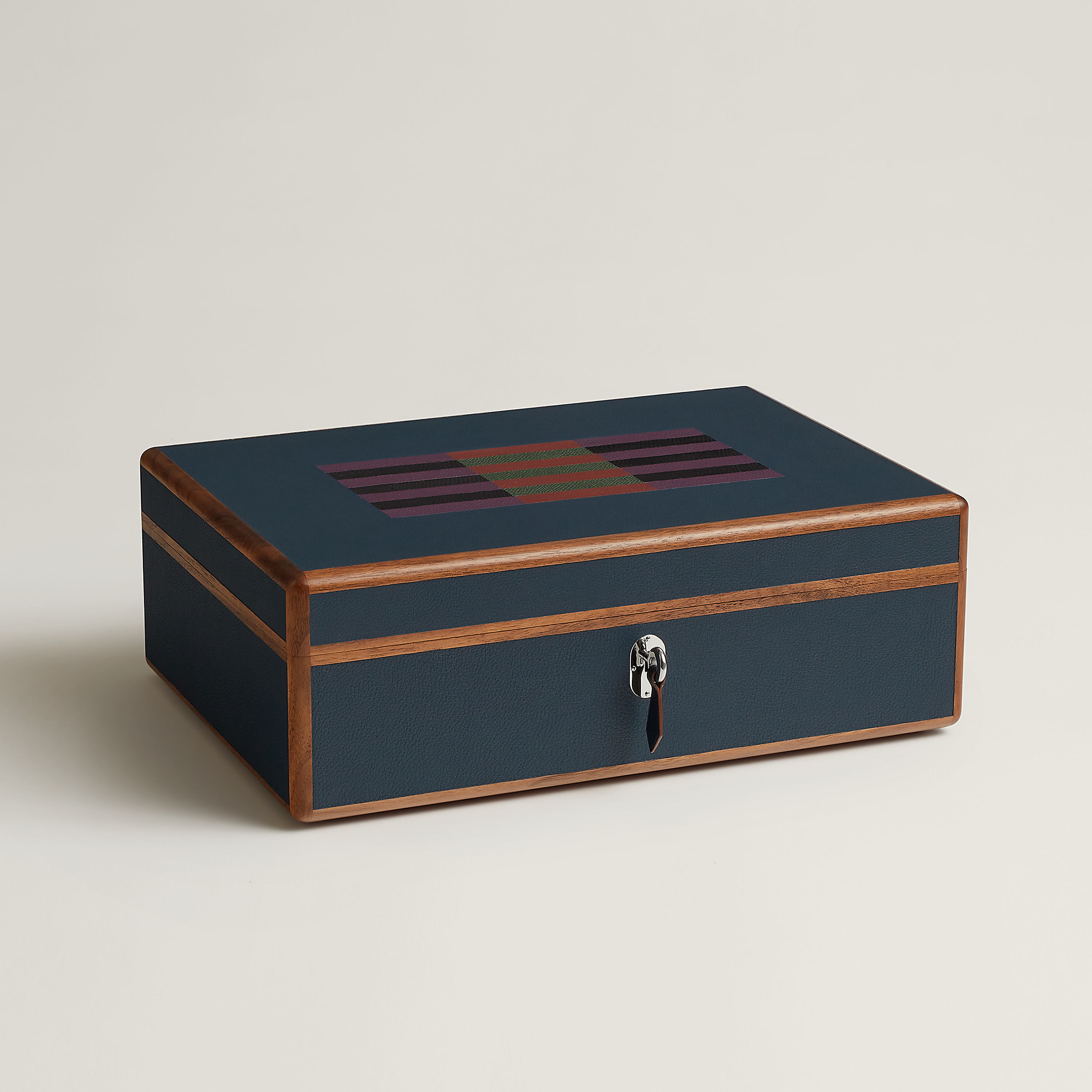 Amalthee Oxer Lezard watch box, large model