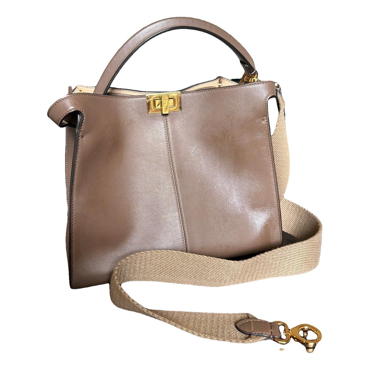 Peekaboo X-Lite leather handbag