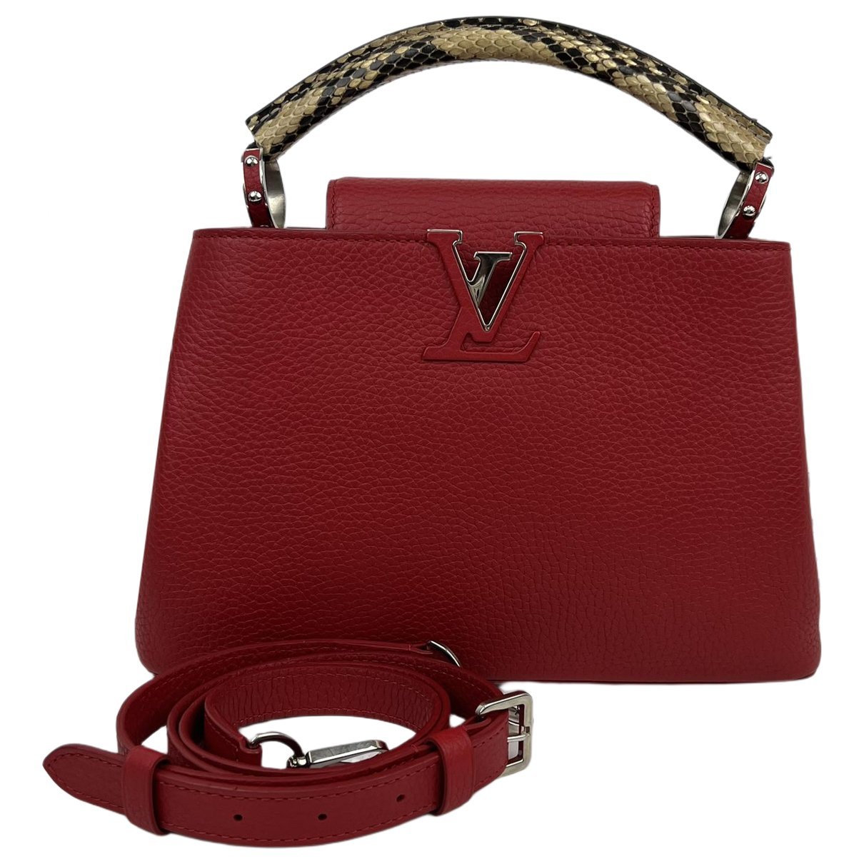 Capucines leather handbag