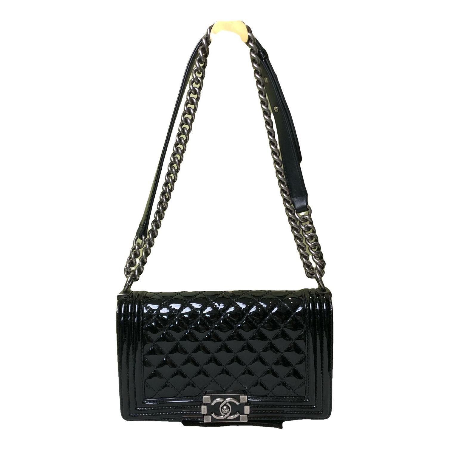 Boy patent leather handbag