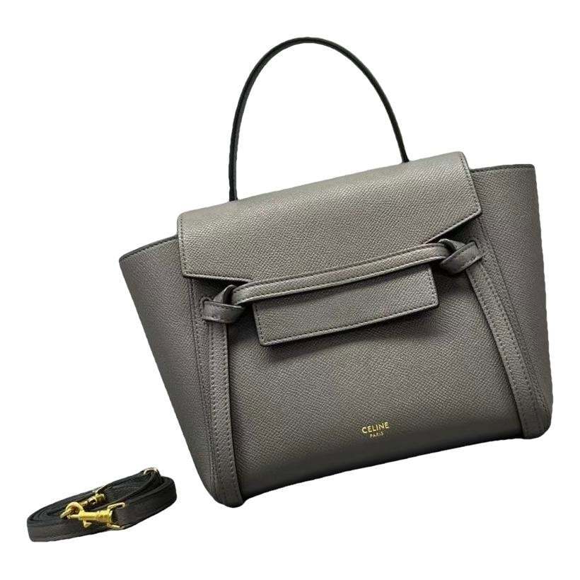 Belt leather handbag