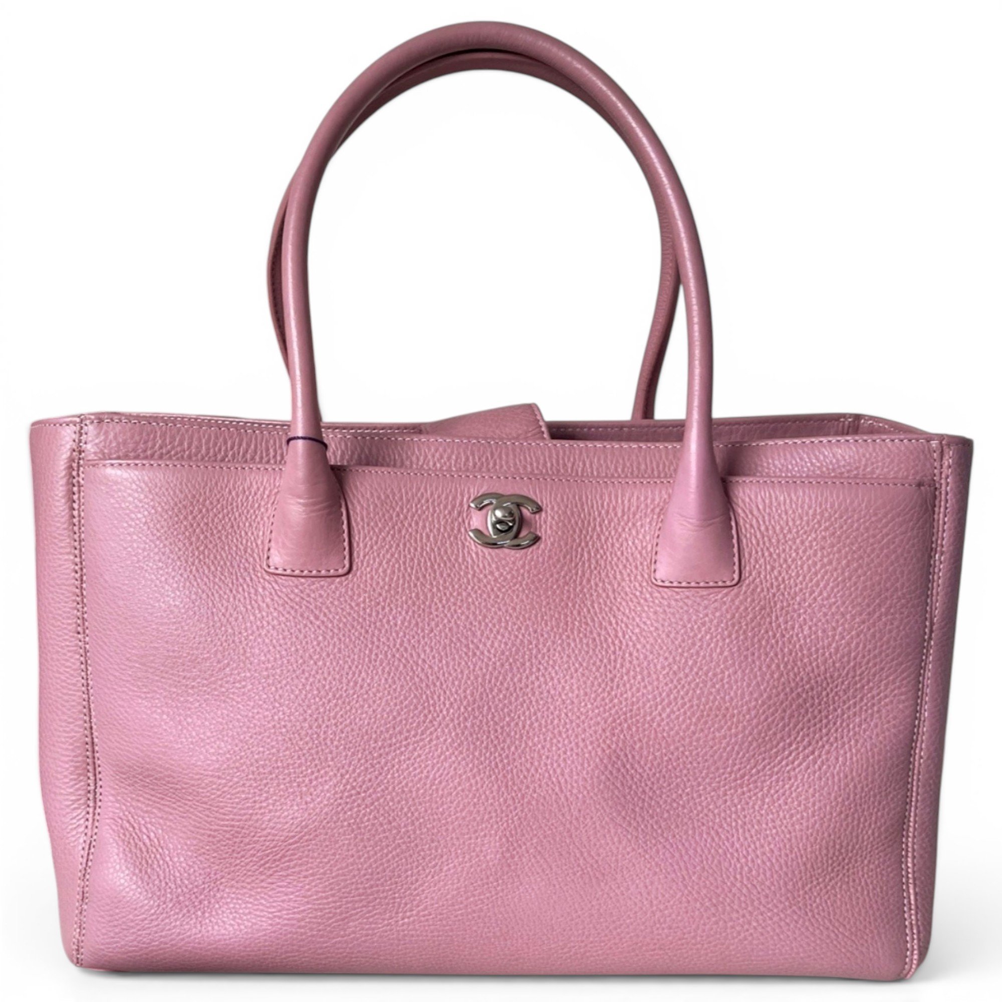 Executive leather tote