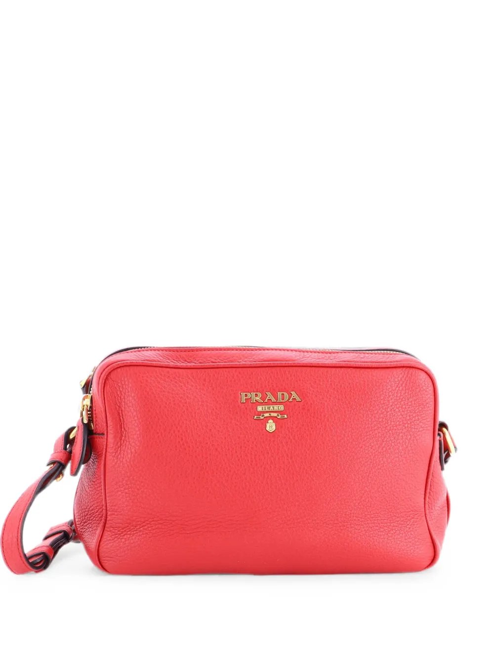 Double Zip Camera Bag Vitello Daino crossbody bag