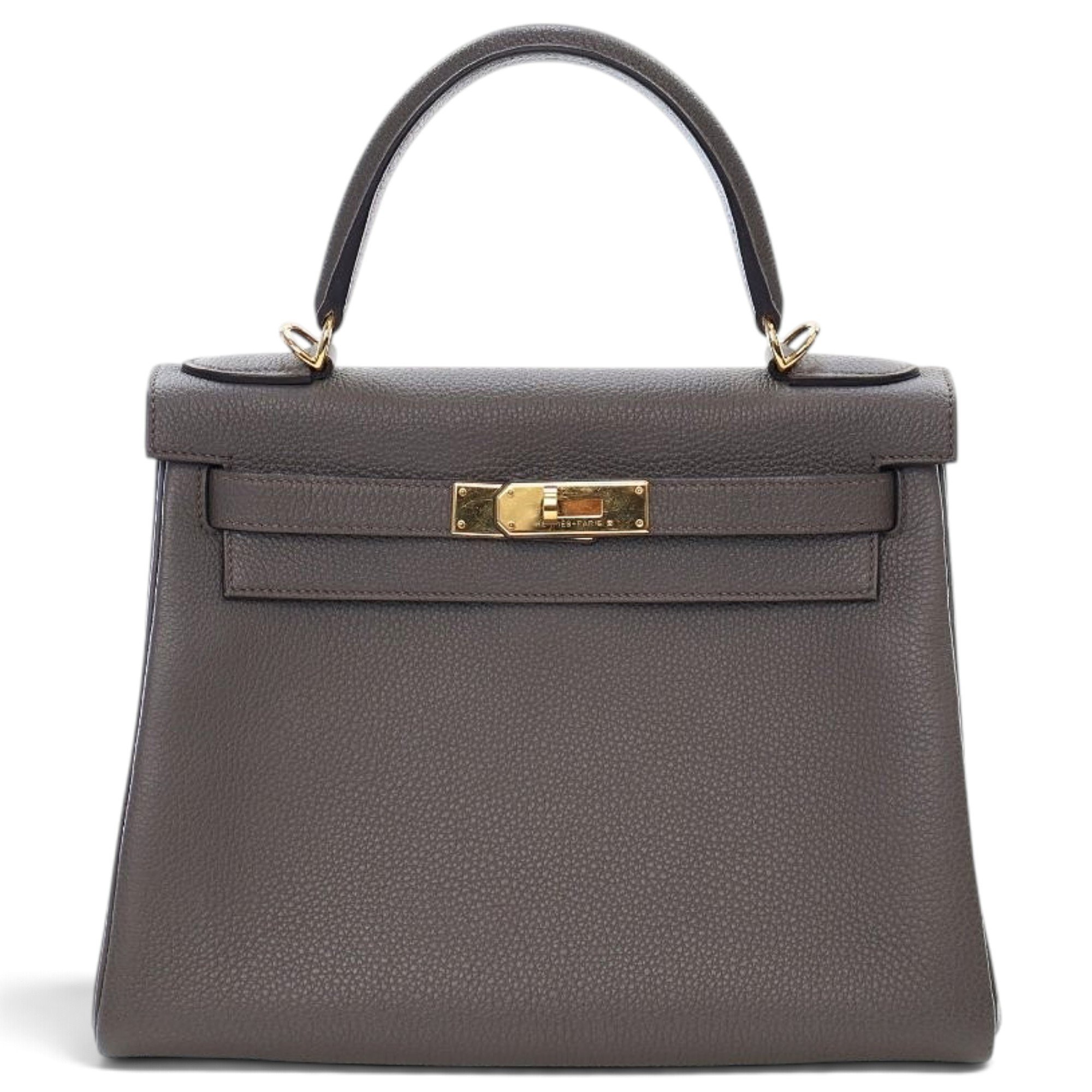 Hermes Kelly 28 leather tote
