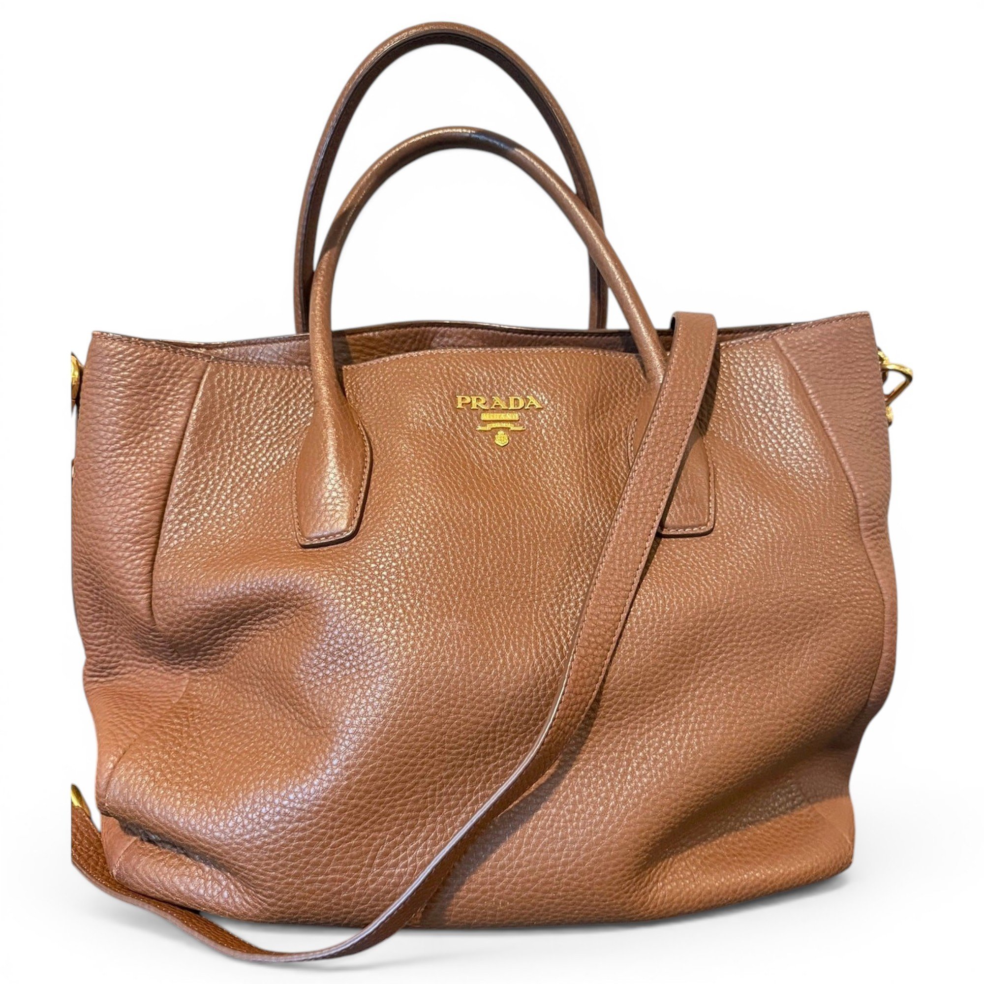 Leather tote