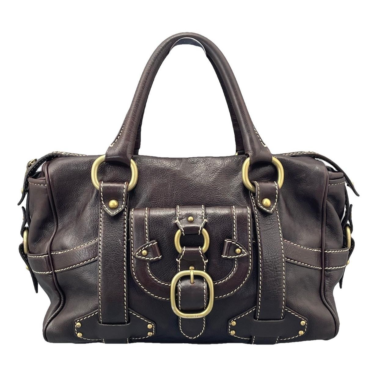 Leather handbag