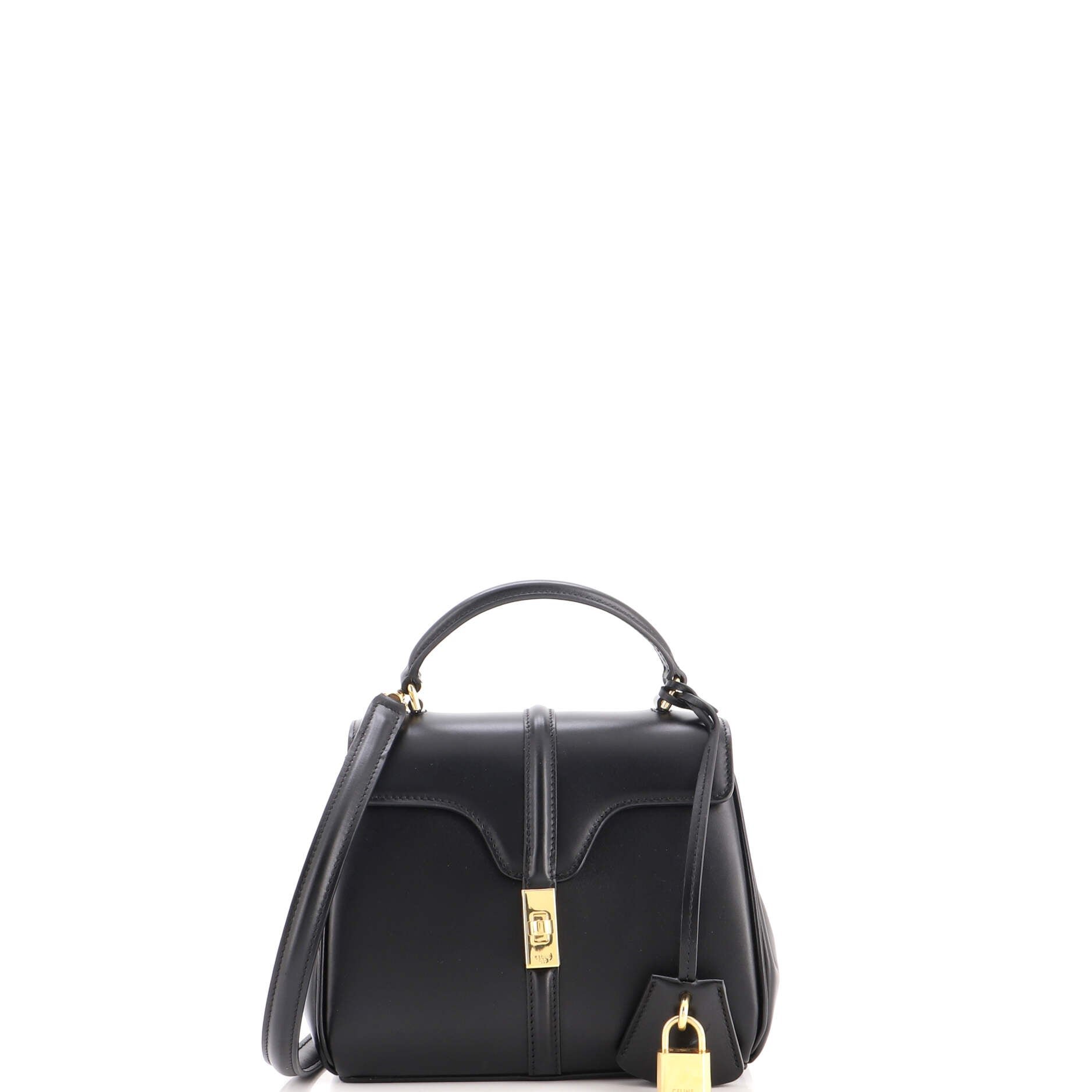 16 Top Handle Bag Smooth Calfskin Mini