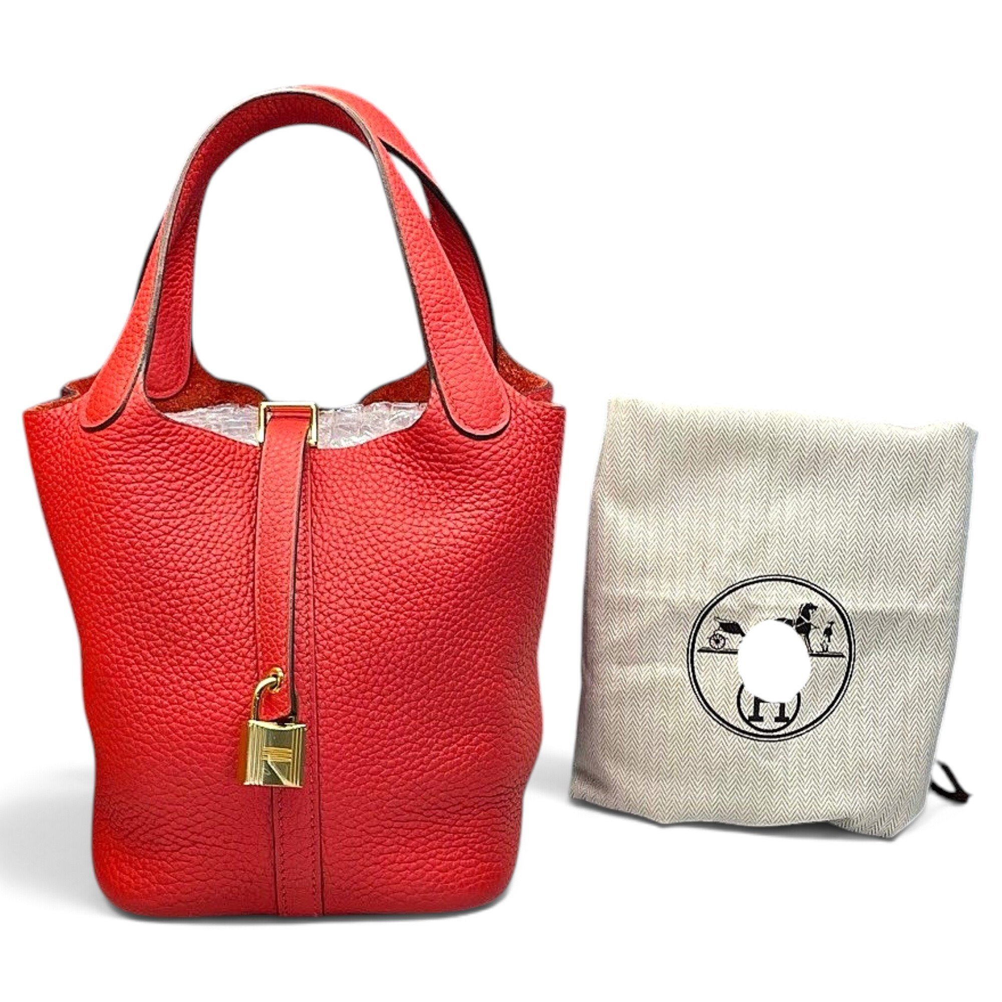Picotin leather handbag