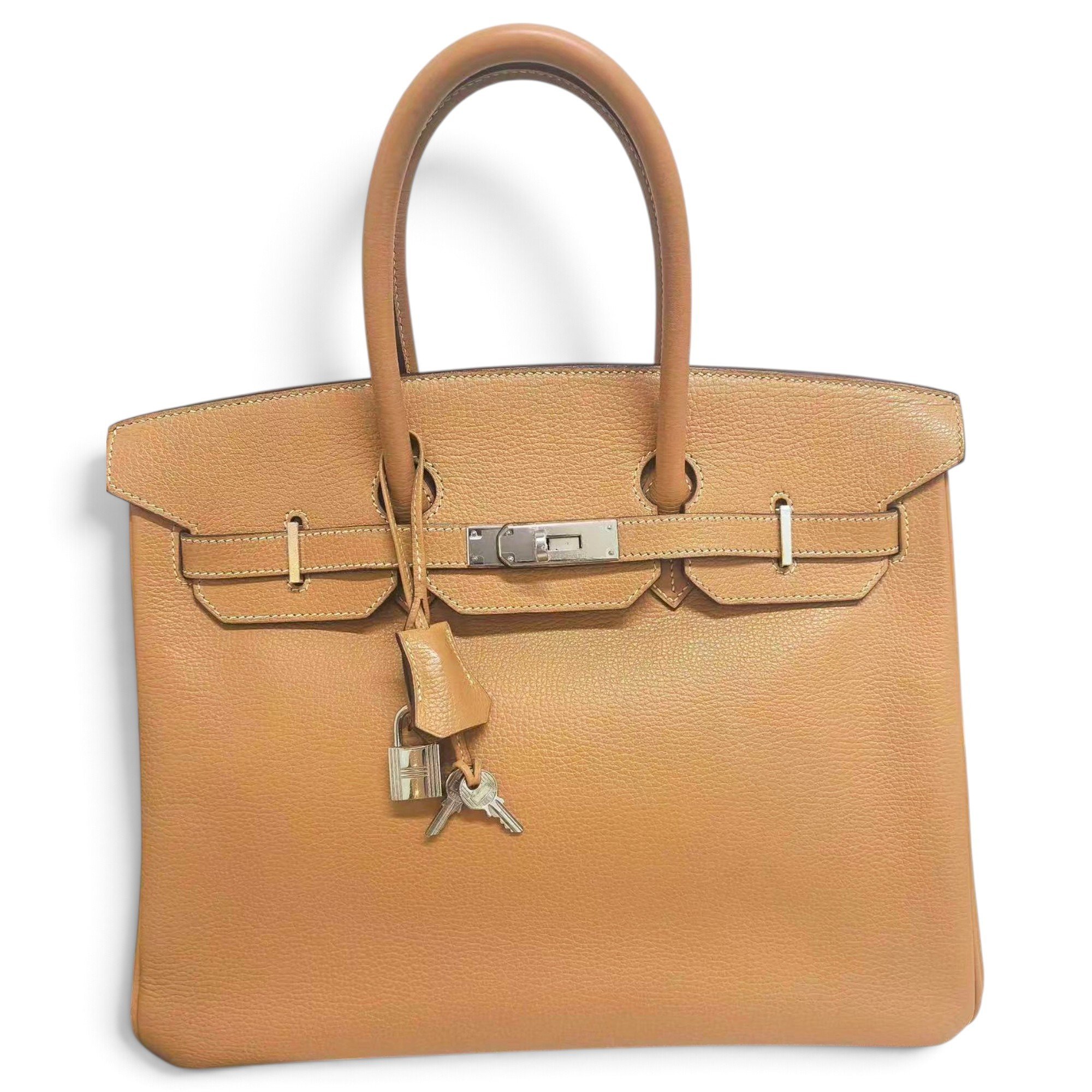 Birkin 35 leather handbag