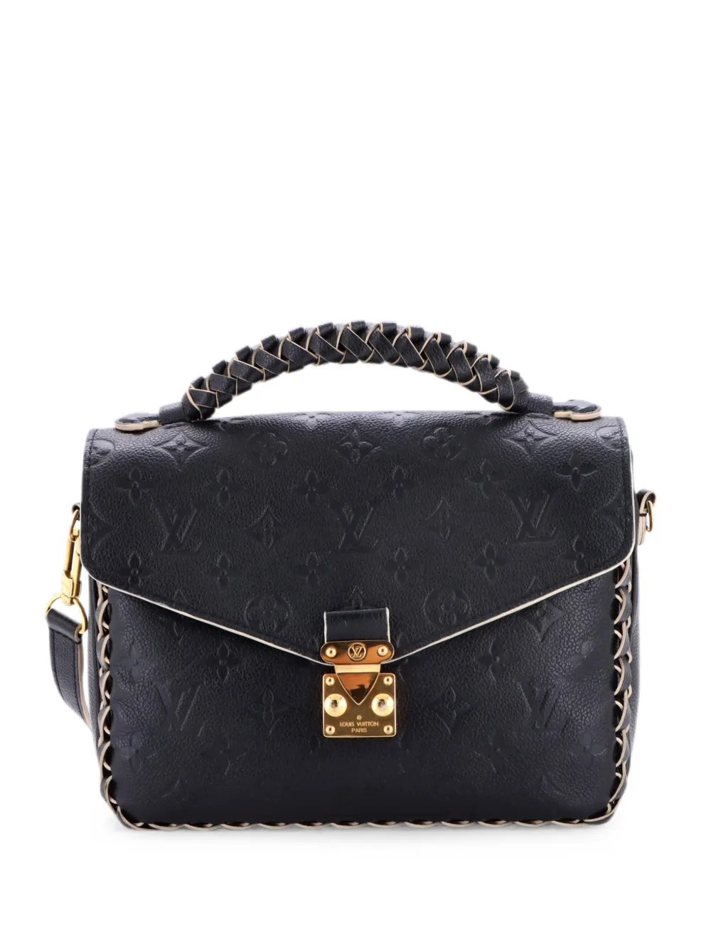 Louis Vuitton Braided Handle Pochette Metis Monogram Empreinte Leather crossbody bag