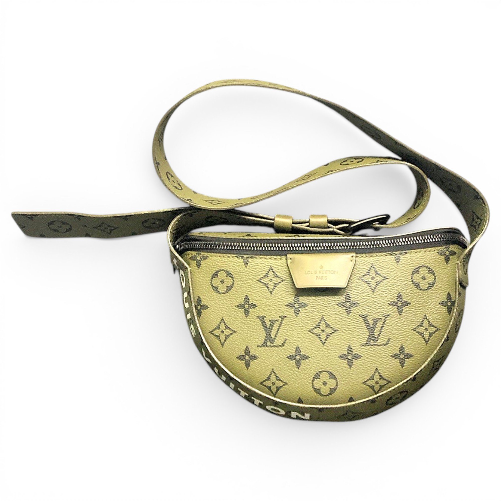 Moon pochette leather handbag
