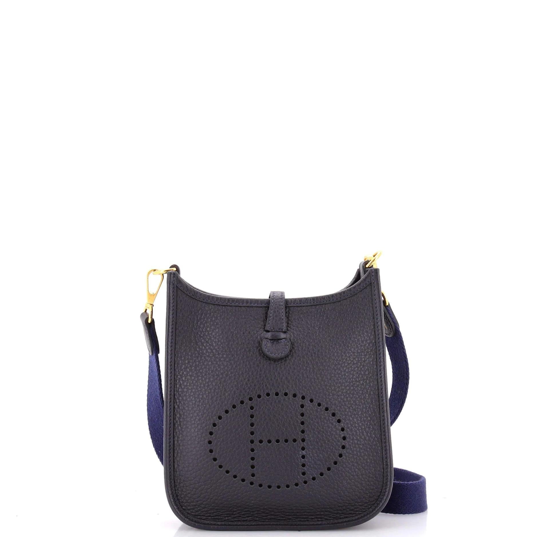 Mini Evelyne leather crossbody bag