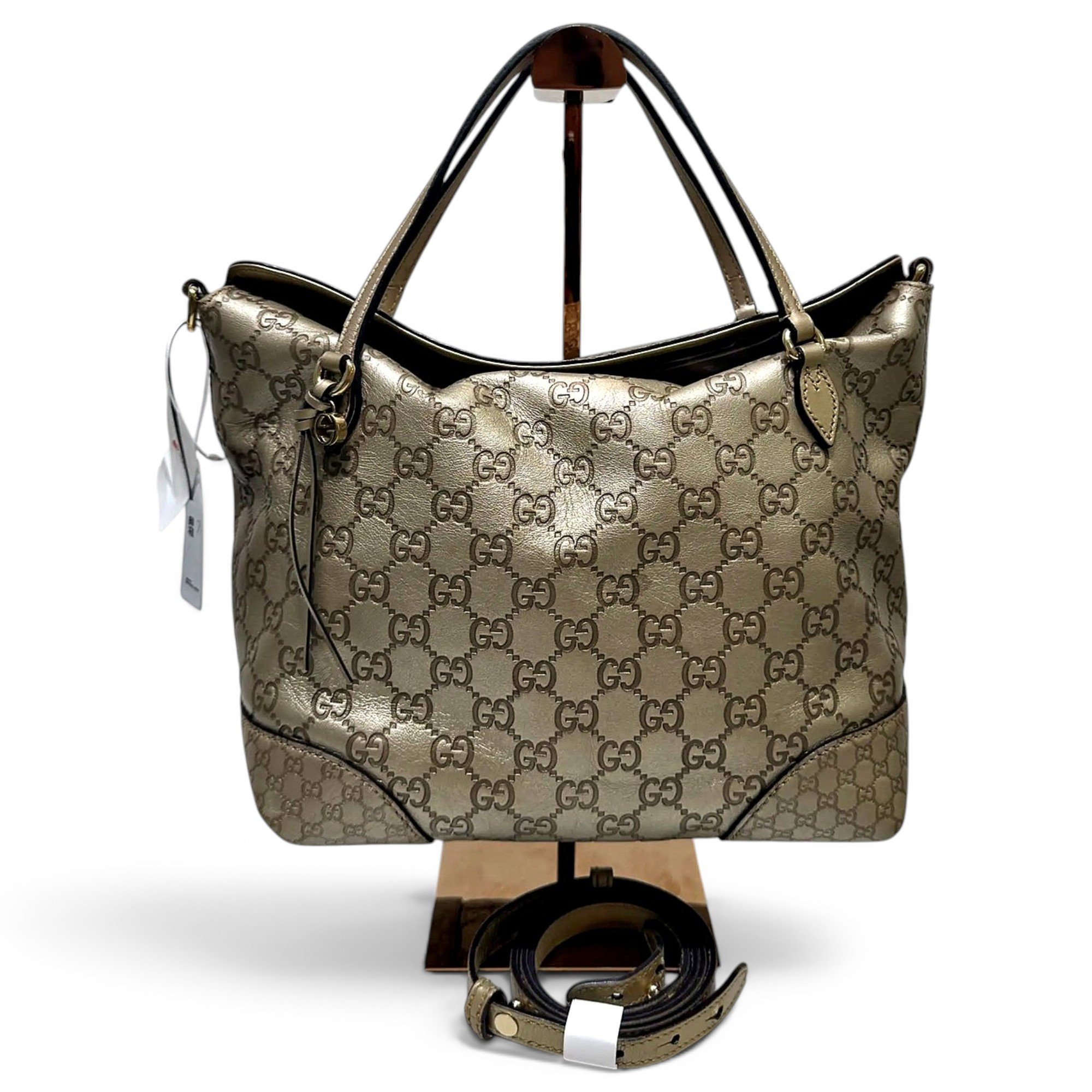 Jockey leather handbag