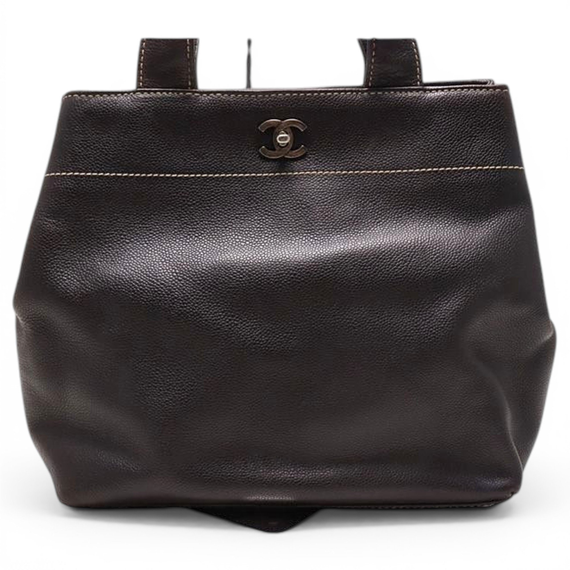 Leather tote