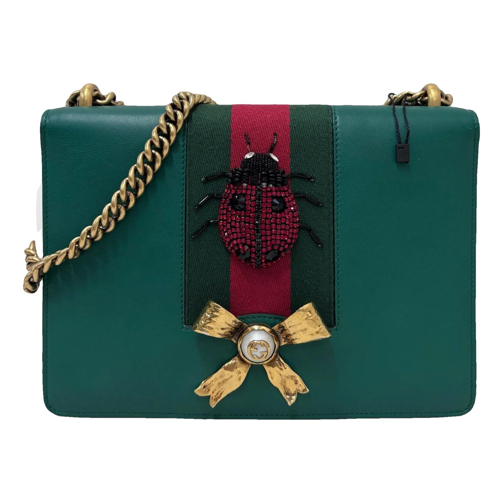 Leather crossbody bag