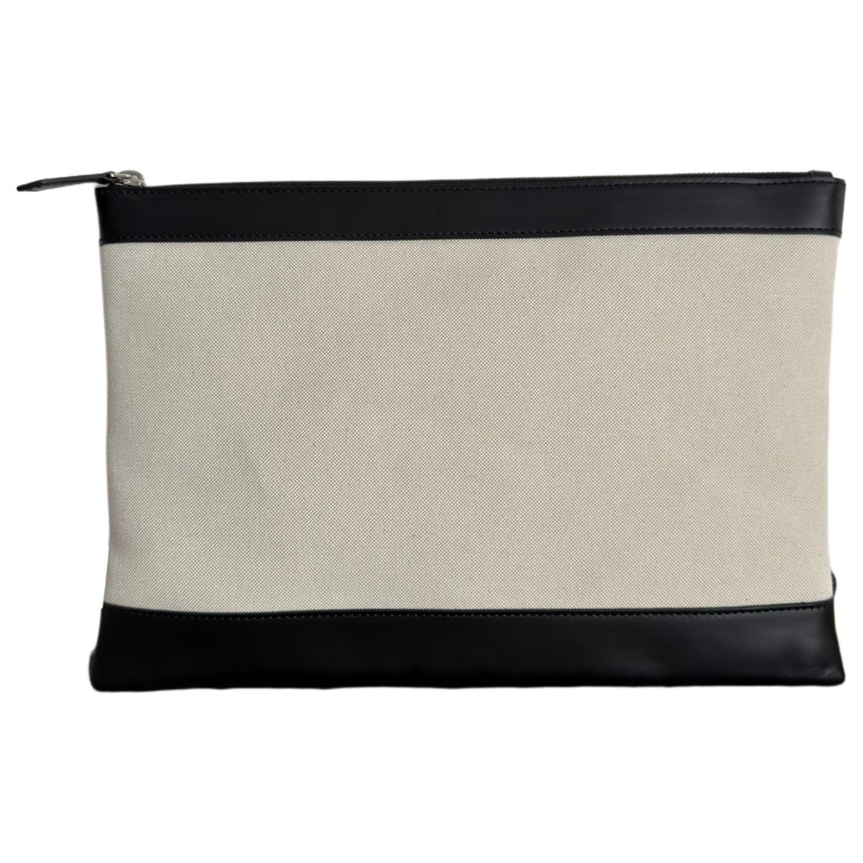 Leather clutch bag