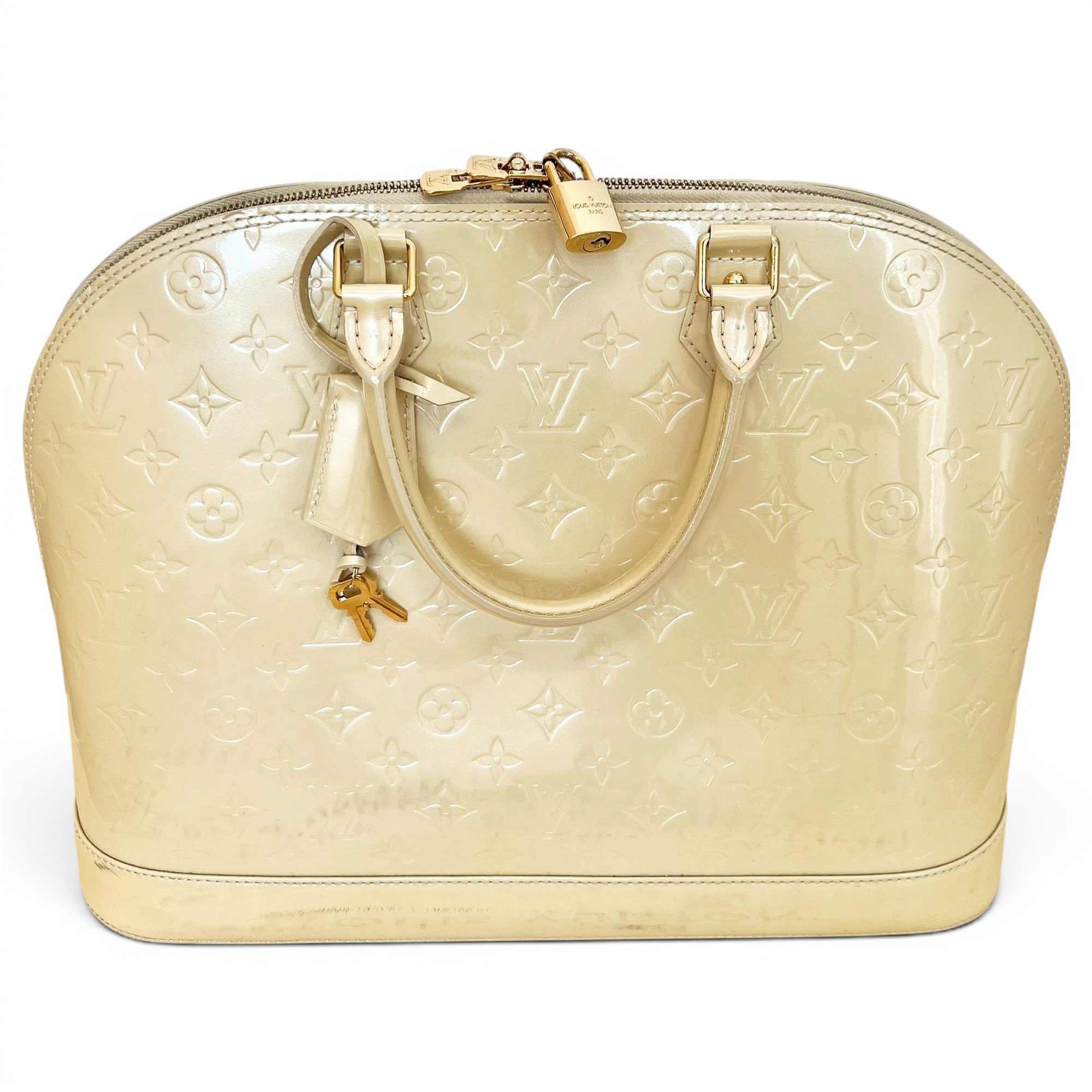 Alma patent leather handbag