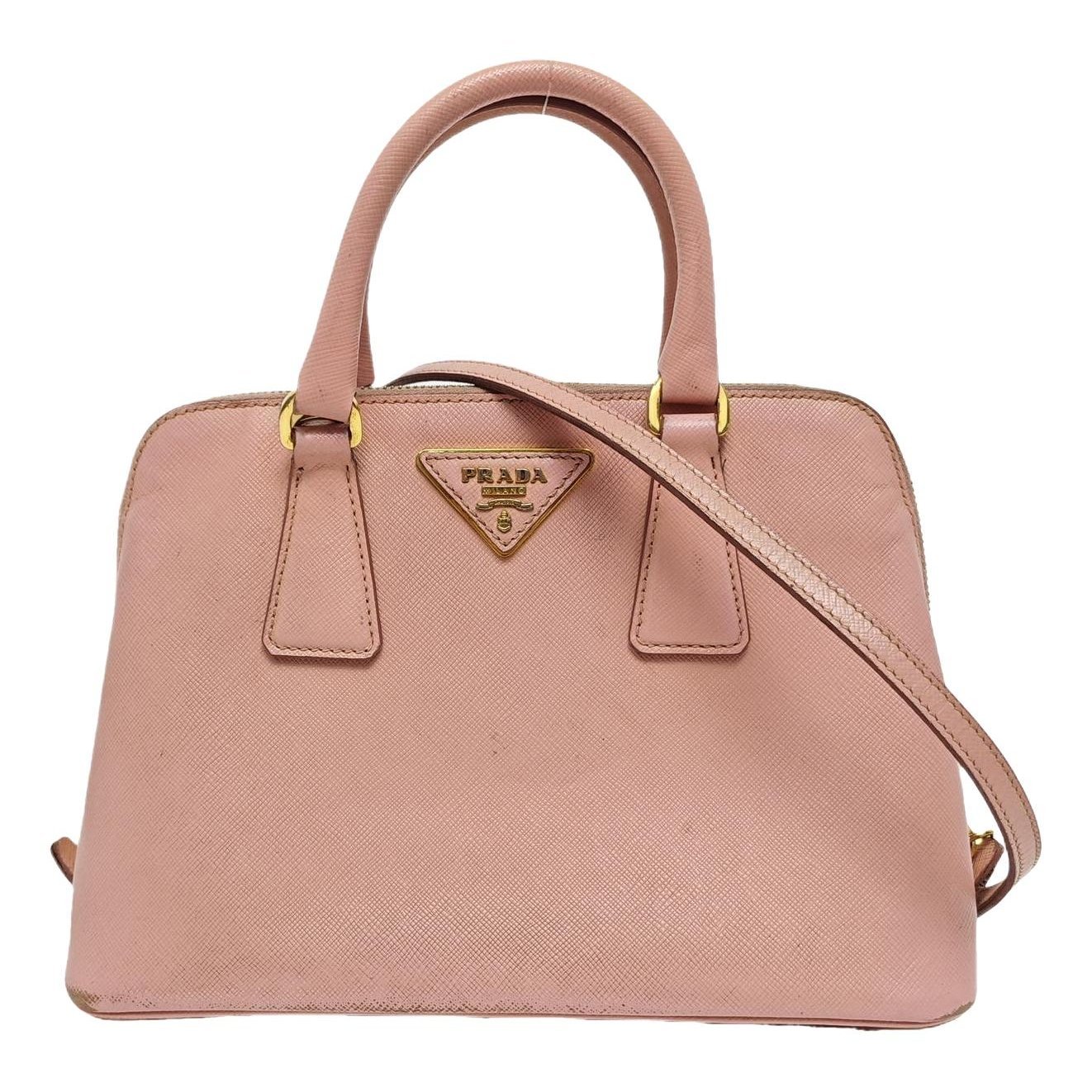 Promenade leather handbag