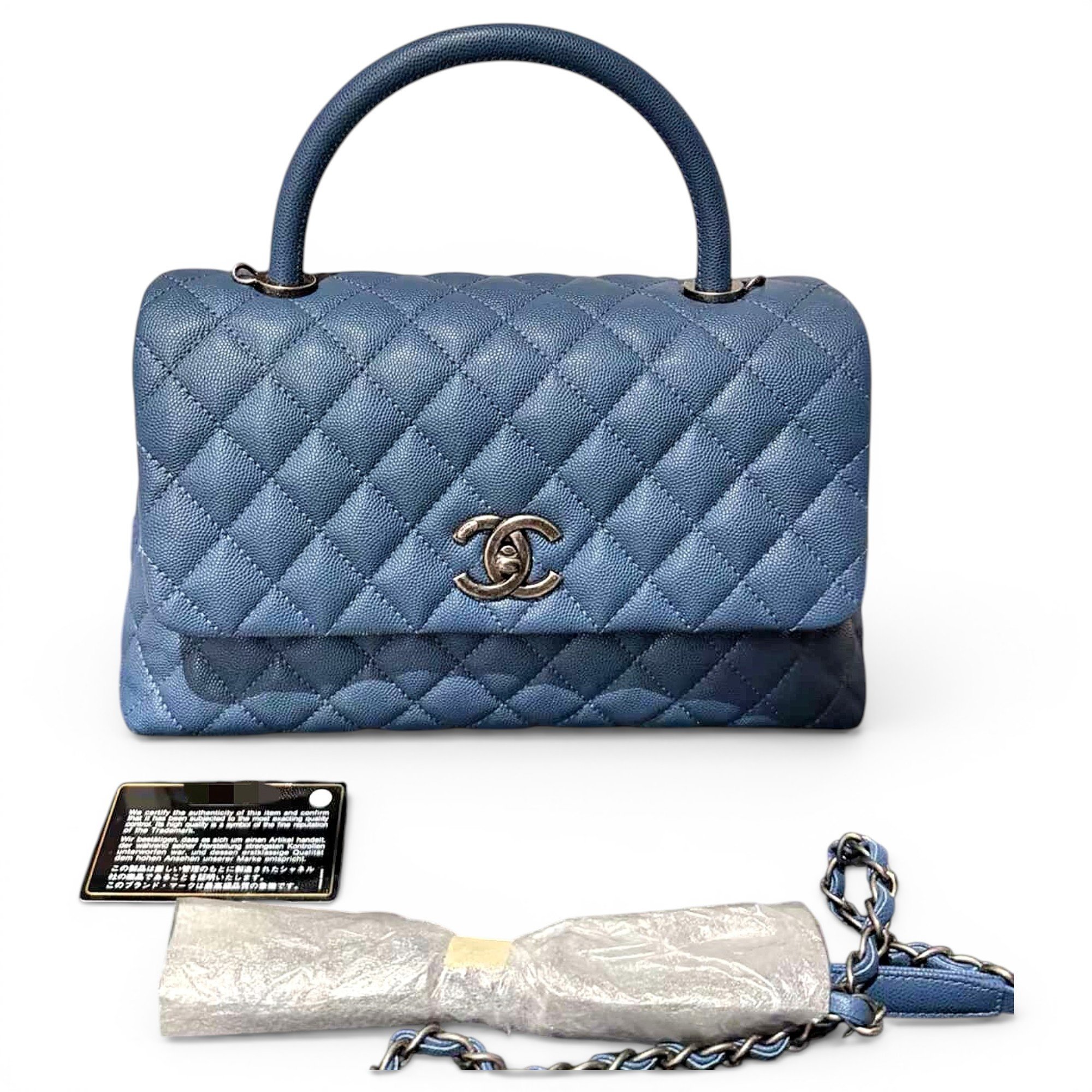 Coco Handle leather handbag
