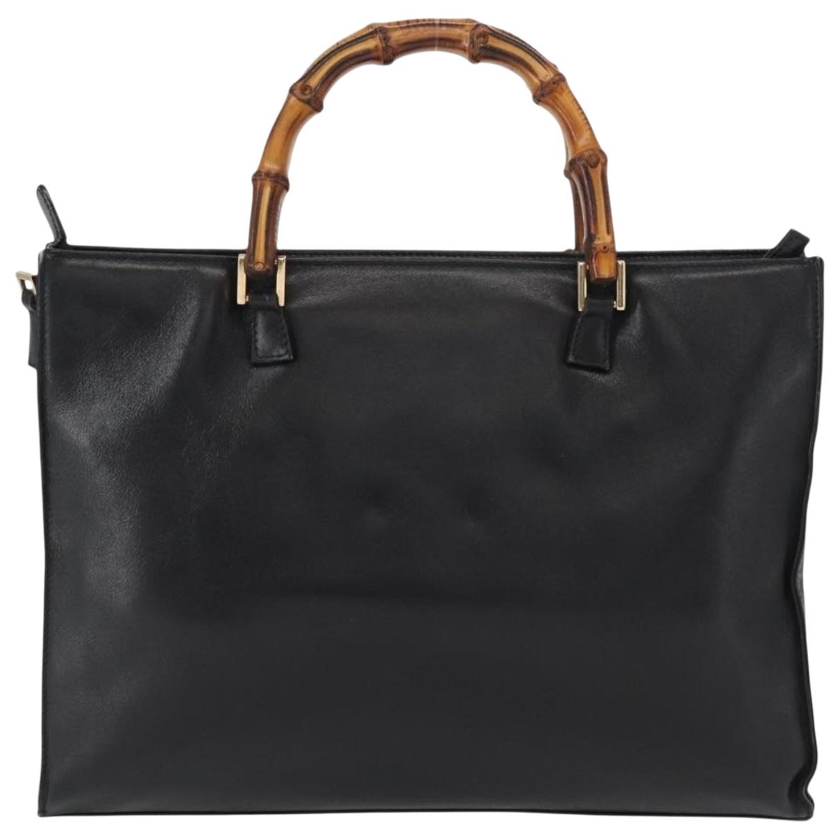 Bamboo leather handbag