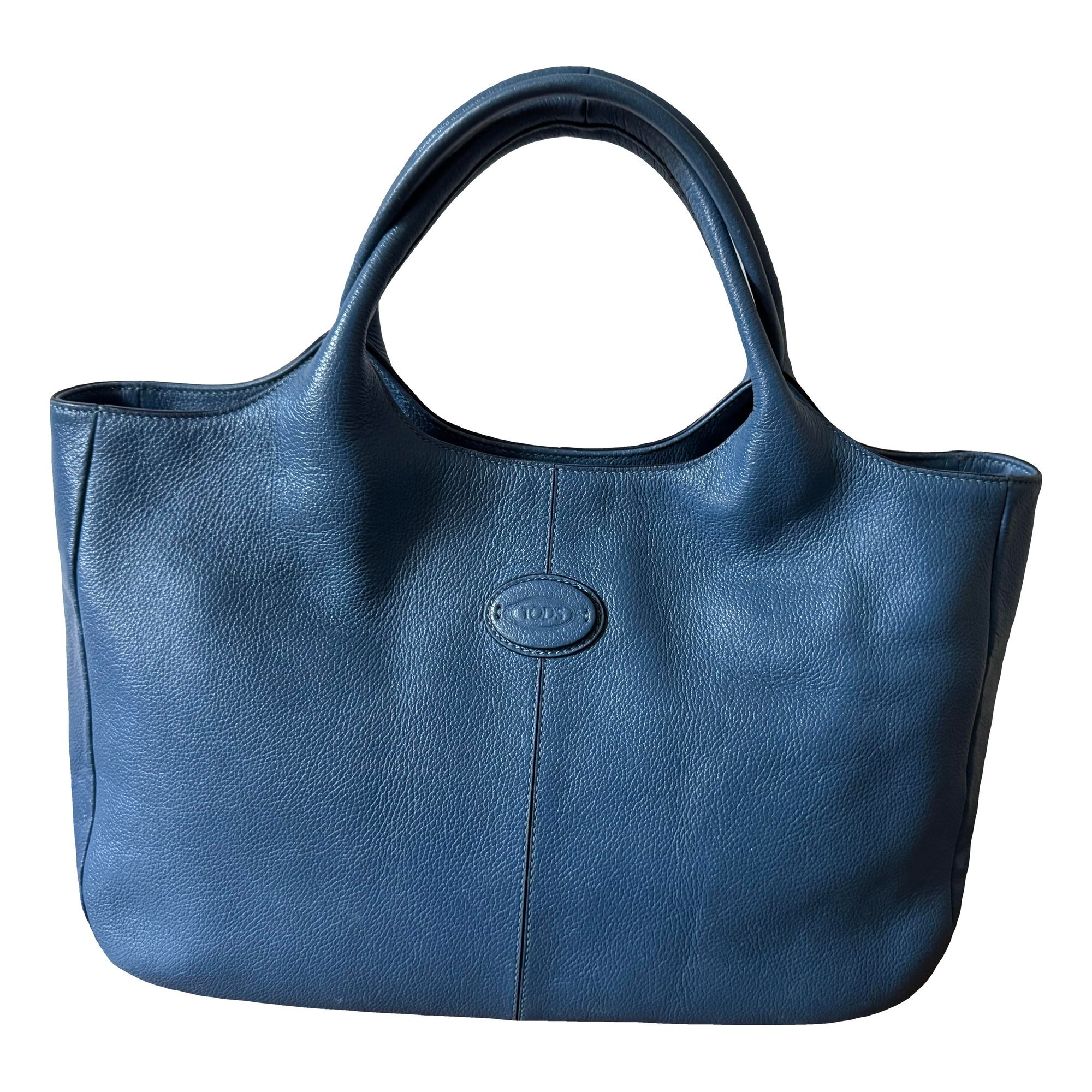 Shopping Media leather handbag