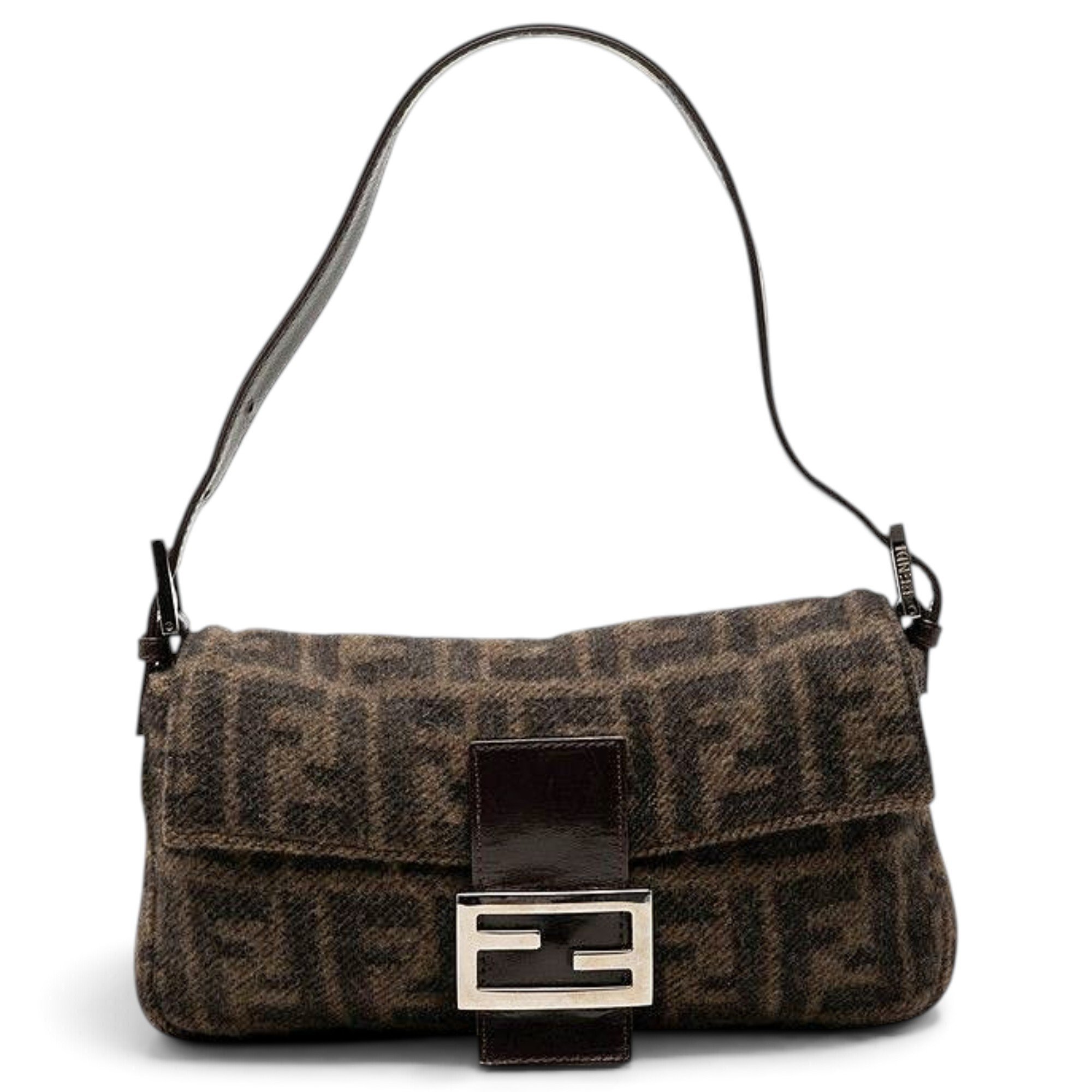 Pocket leather handbag