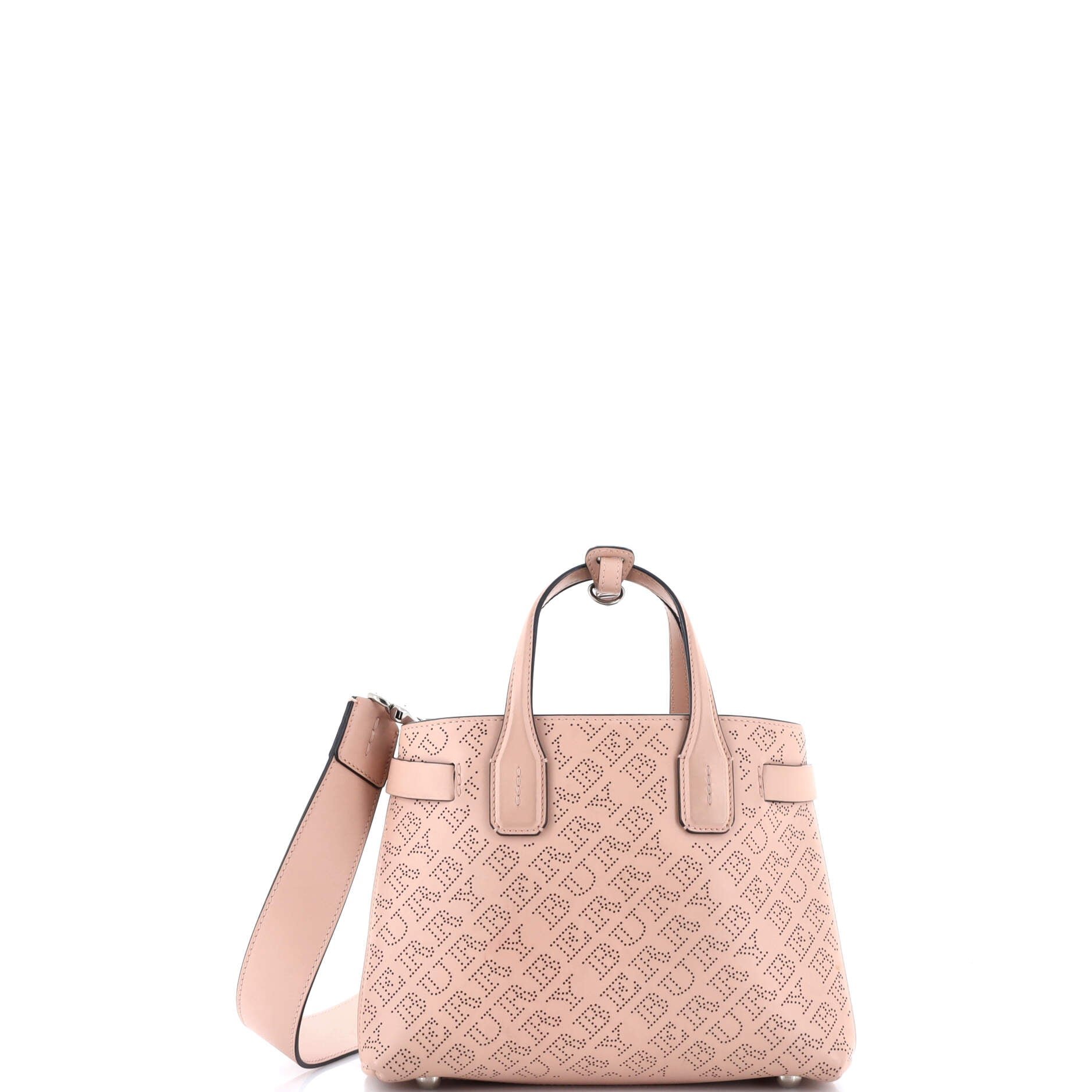 Banner NM Tote Perforated Leather Small