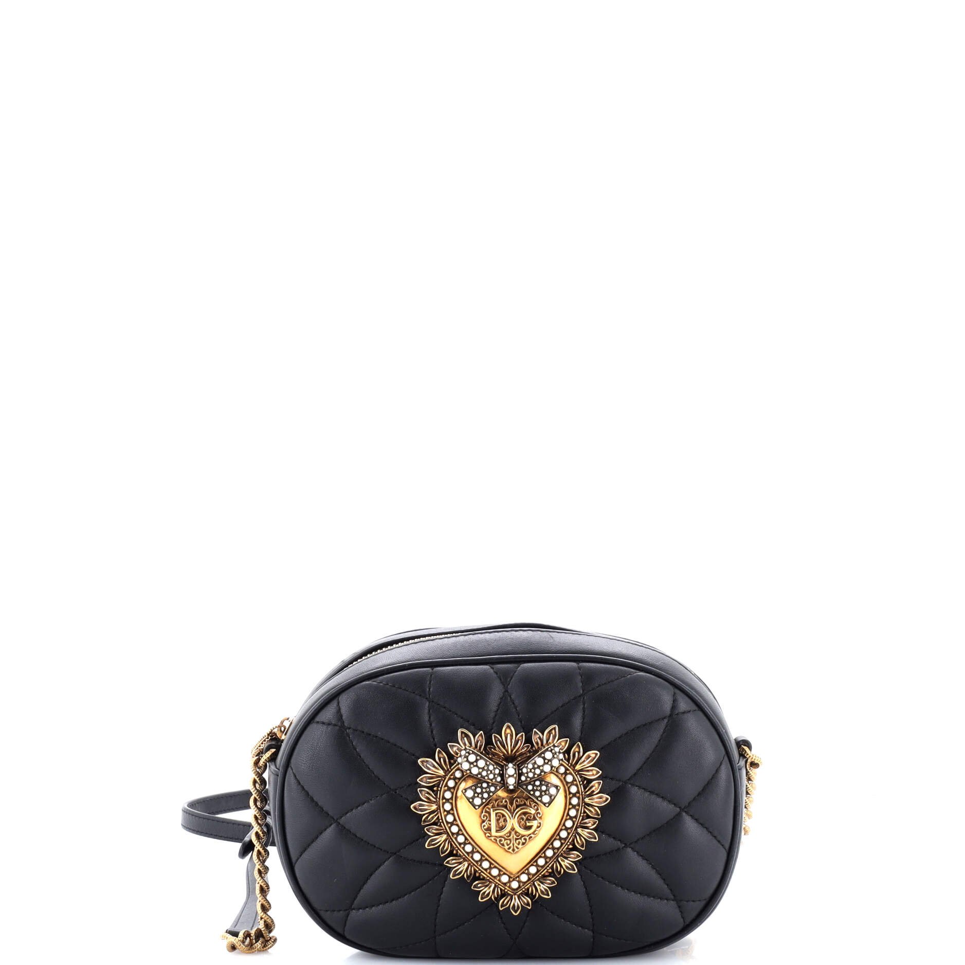 Devotion Camera Bag Quilted Leather Small