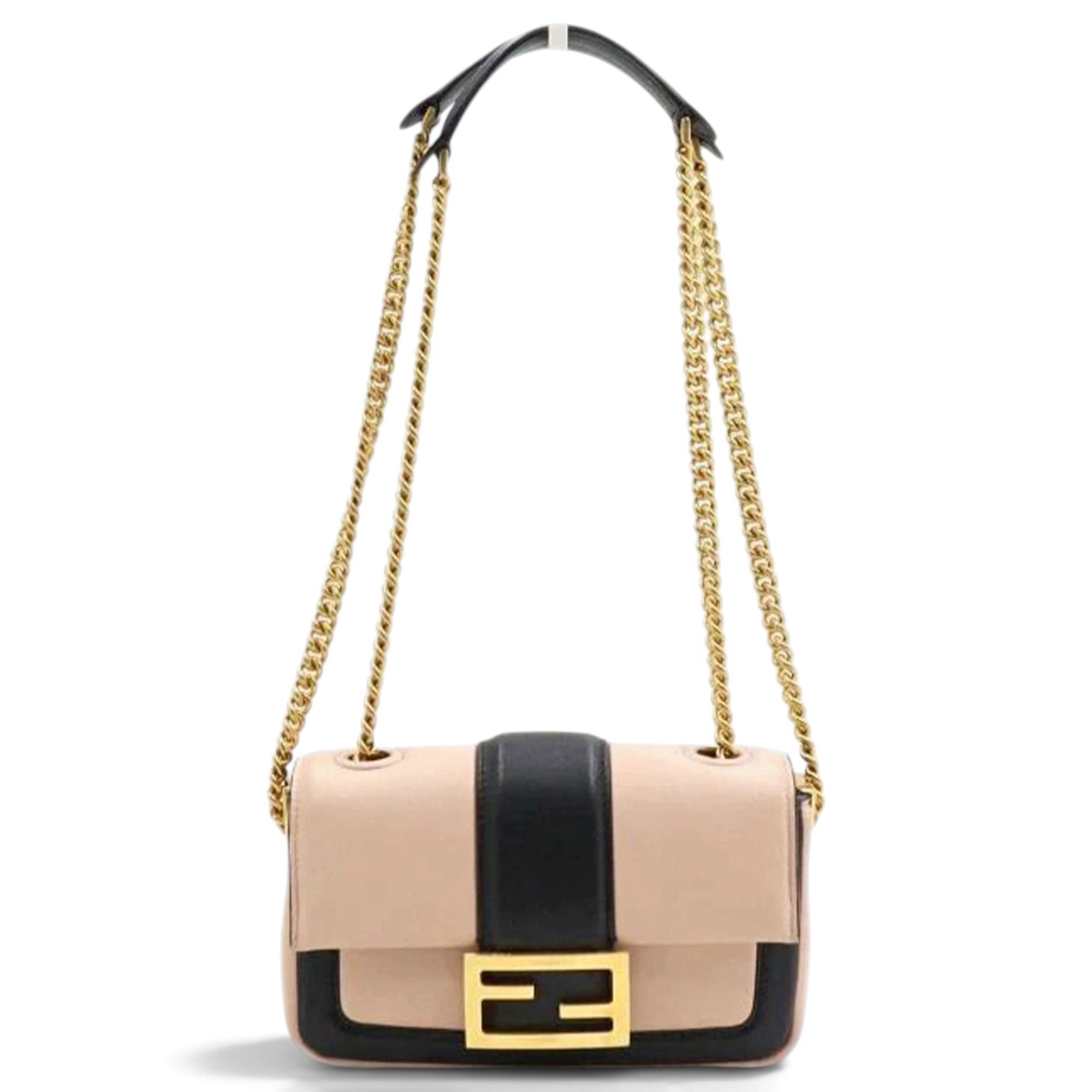 Baguette leather handbag